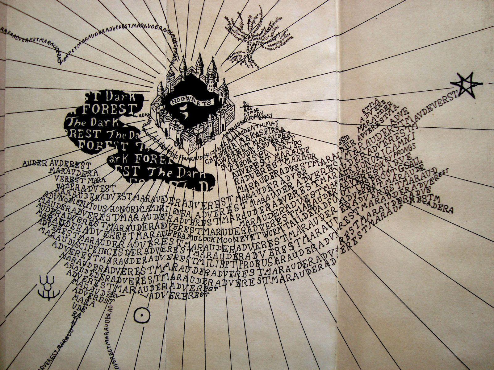 1600x1200 Marauder Map (Astronomy Tower)
