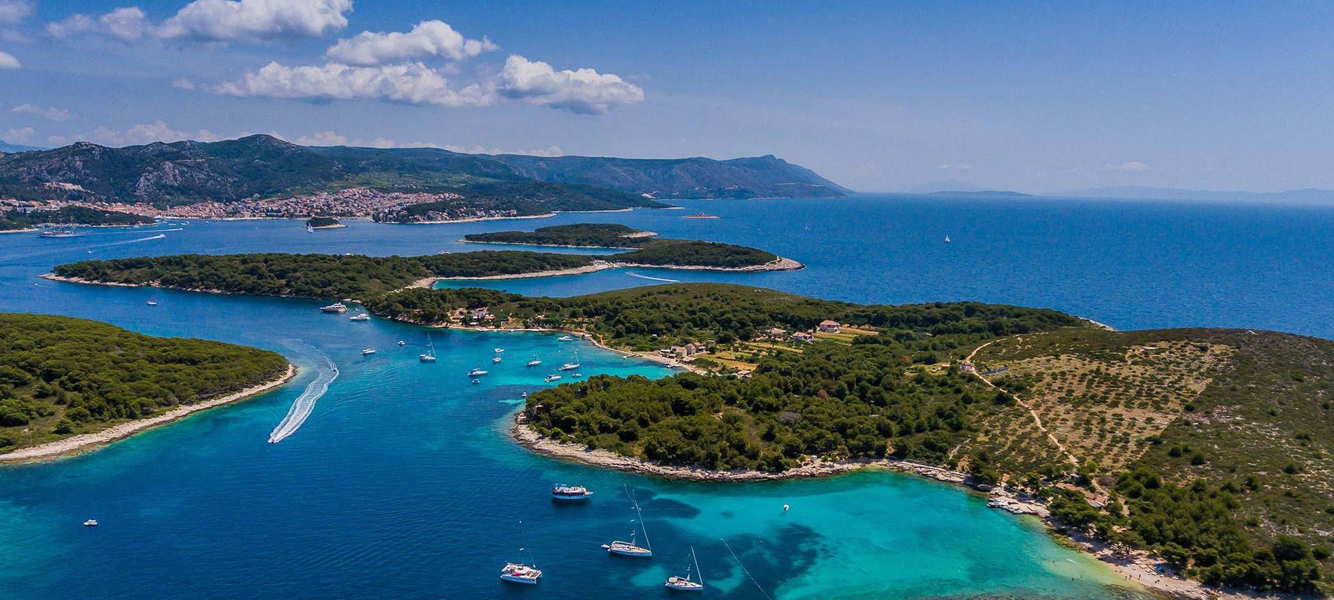 1920x864 Download Adriatic Sea Vista Wallpaper