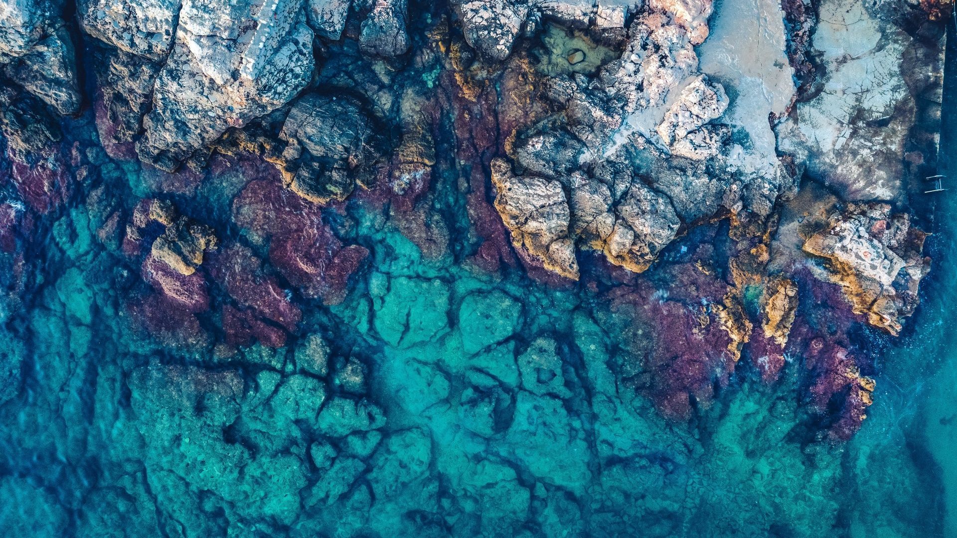 1920x1080 Adriatic Sea Wallpaper 4K, Aerial view