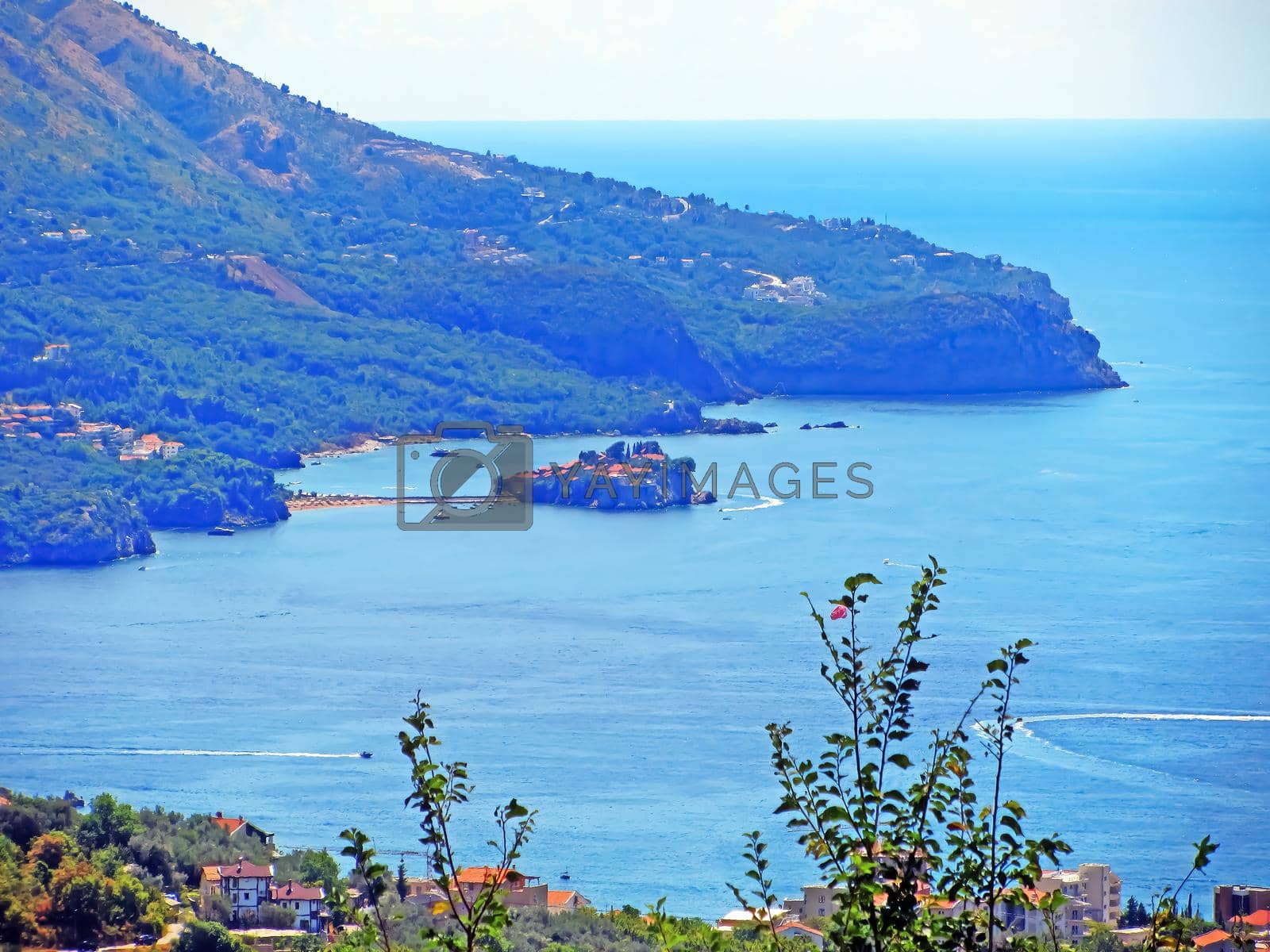 1600x1200 Montenegro. Rocky coast with beaches