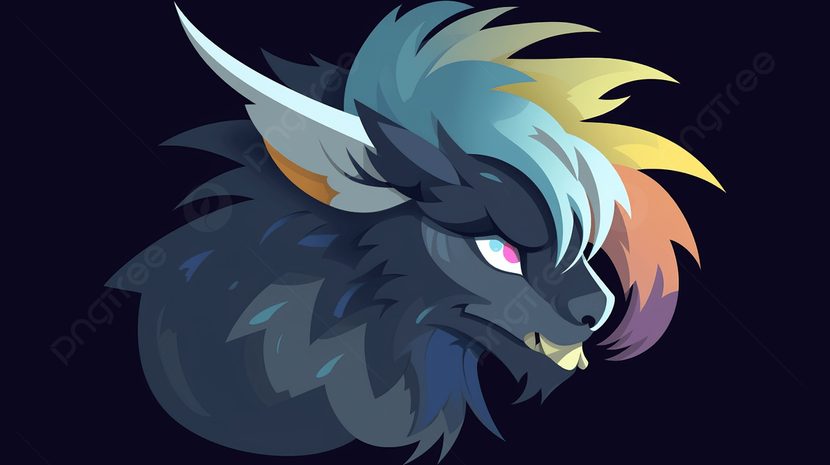 1200x673 An Animated Dragon Head With Bright
