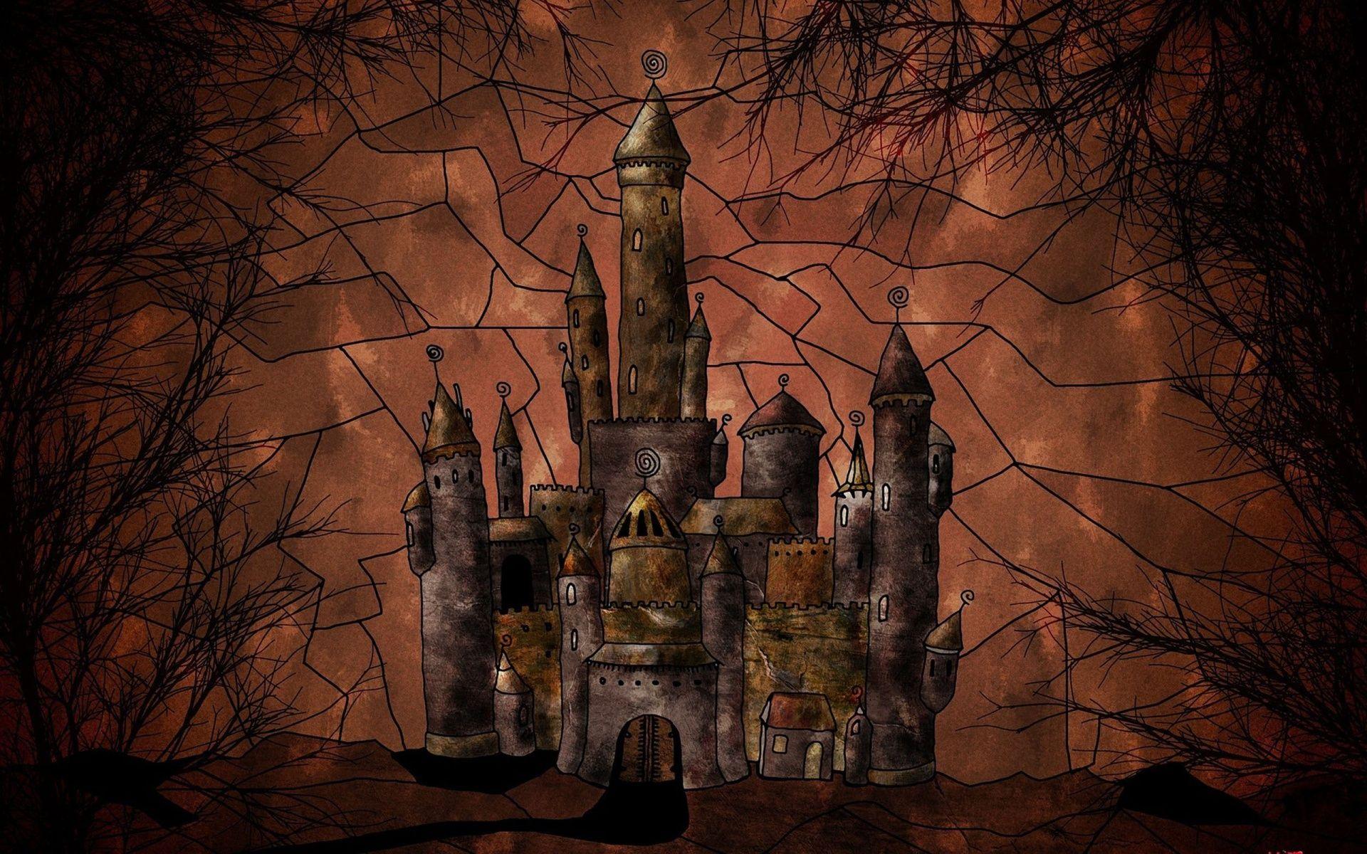 Haunted Castle Wallpapers Top Free Haunted Castle Backgrounds