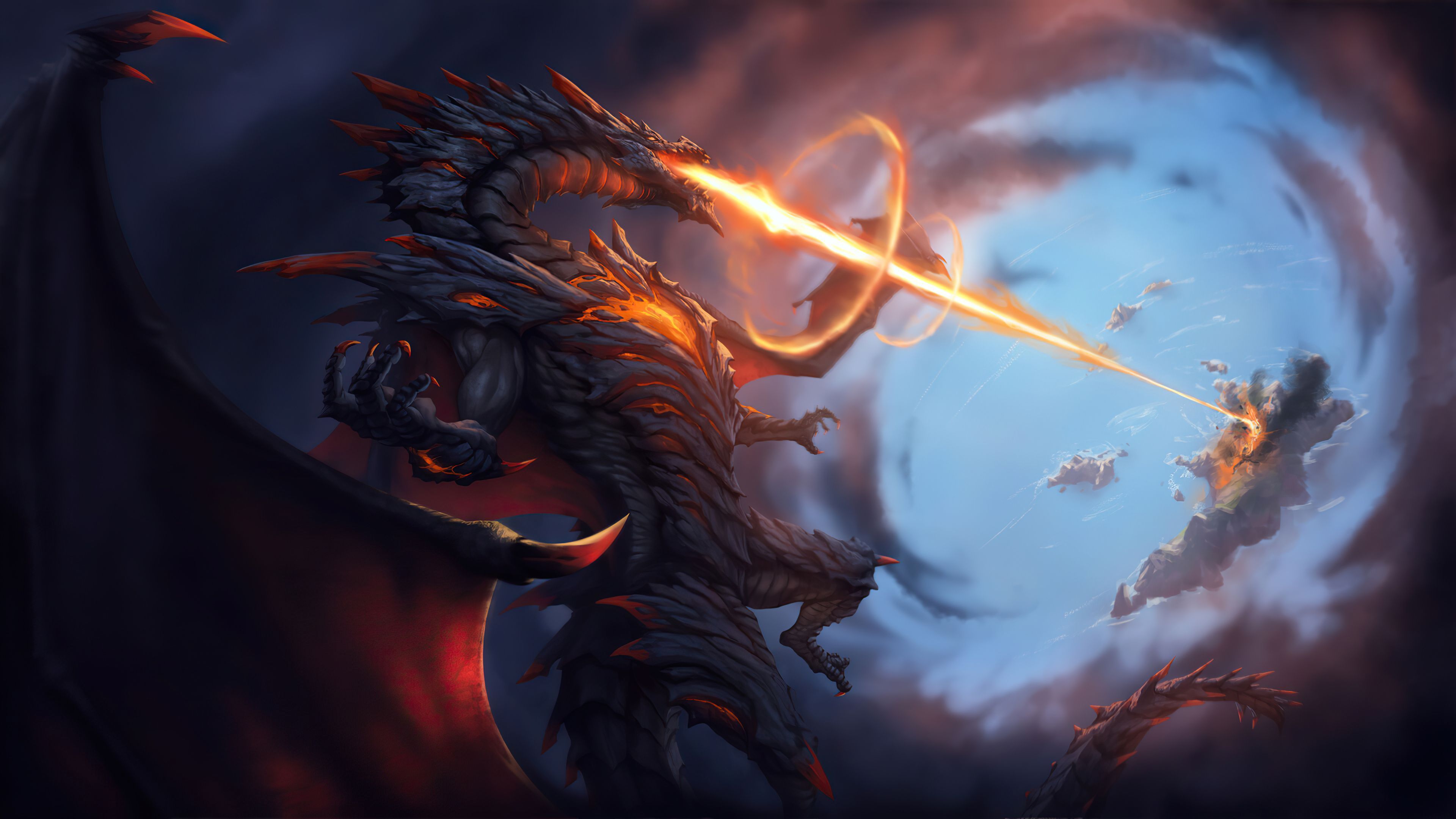 3840x2160 Fantasy Dragon 4k Ultra HD Wallpaper