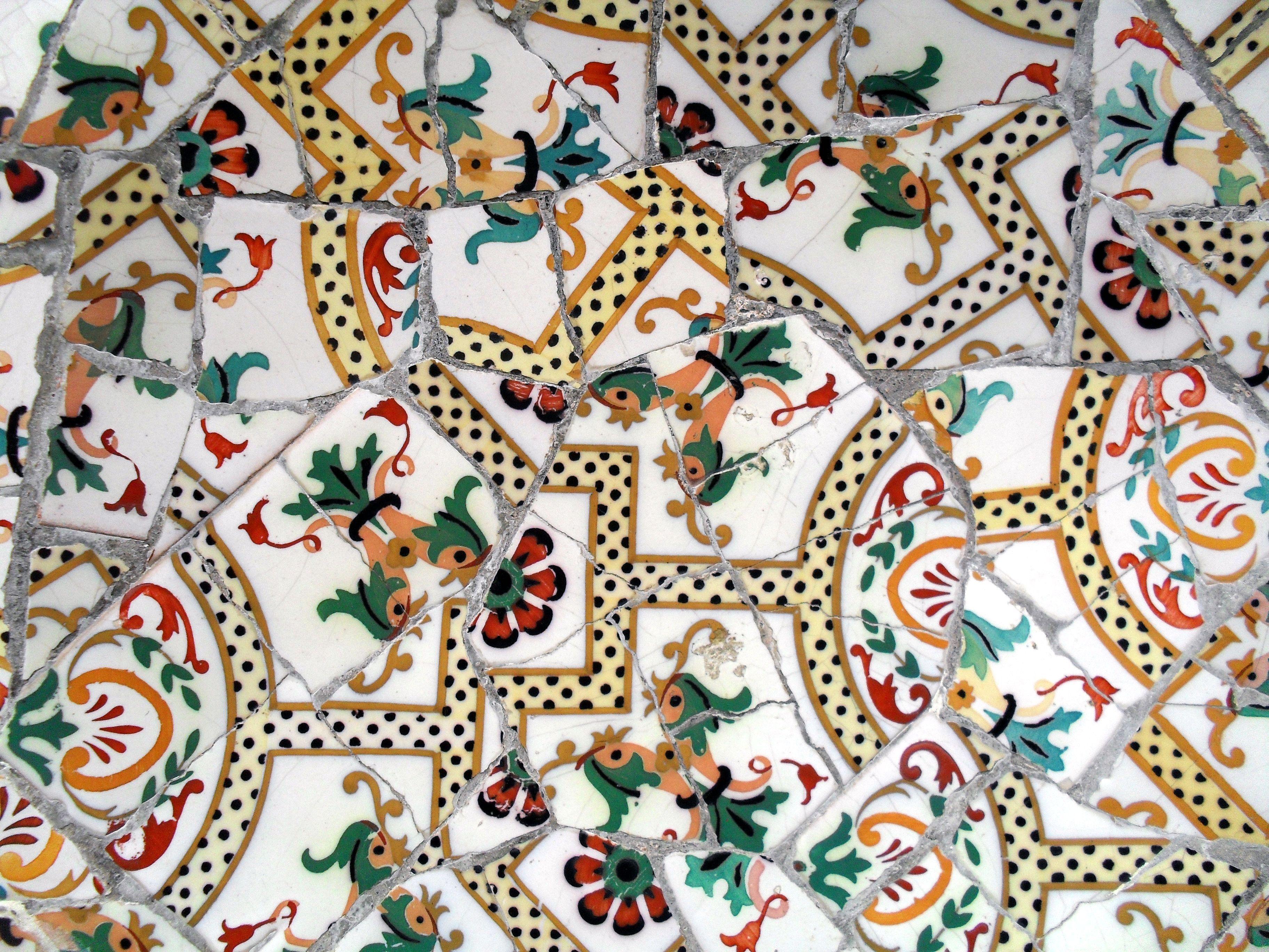 3648x2736 gaudi mosaic wallpaper. Wallpaper. Gaudi mosaic, Mosaic