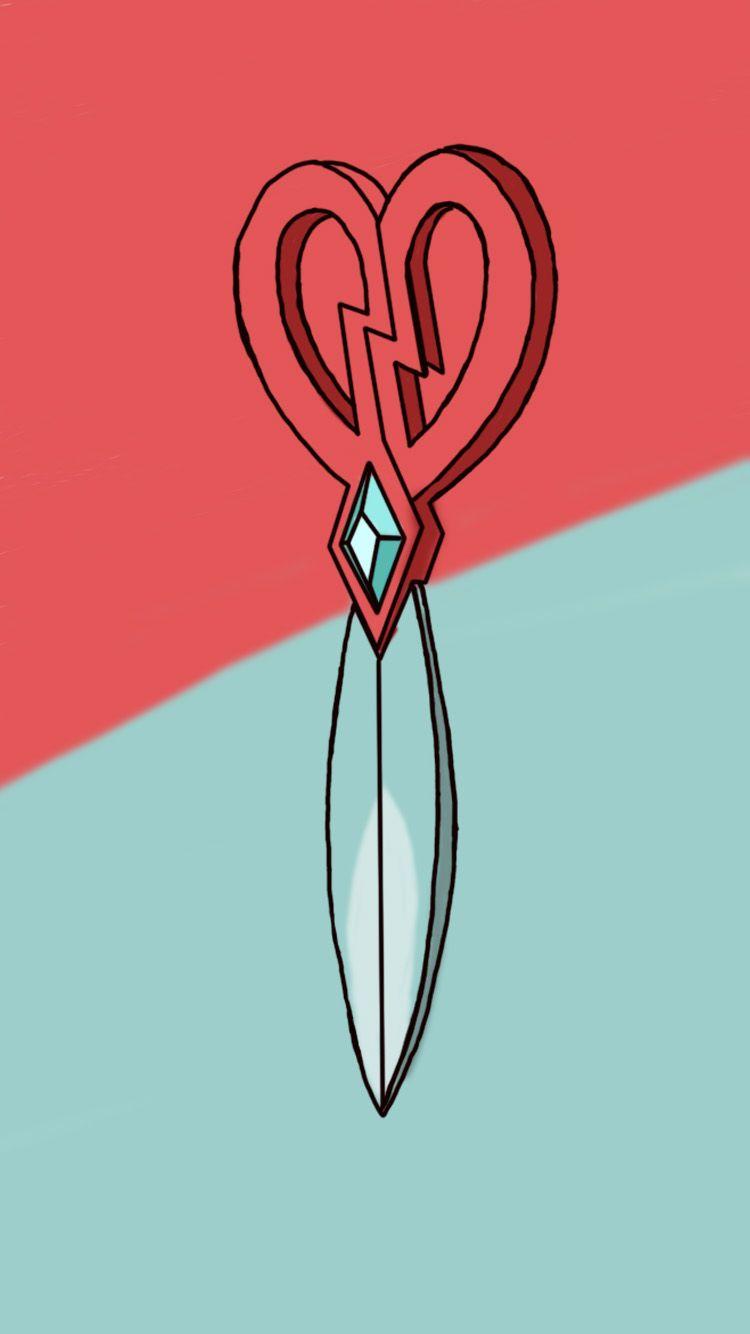 750x1334 SvtFoE Dimensional Scissors Phone Wallpaper