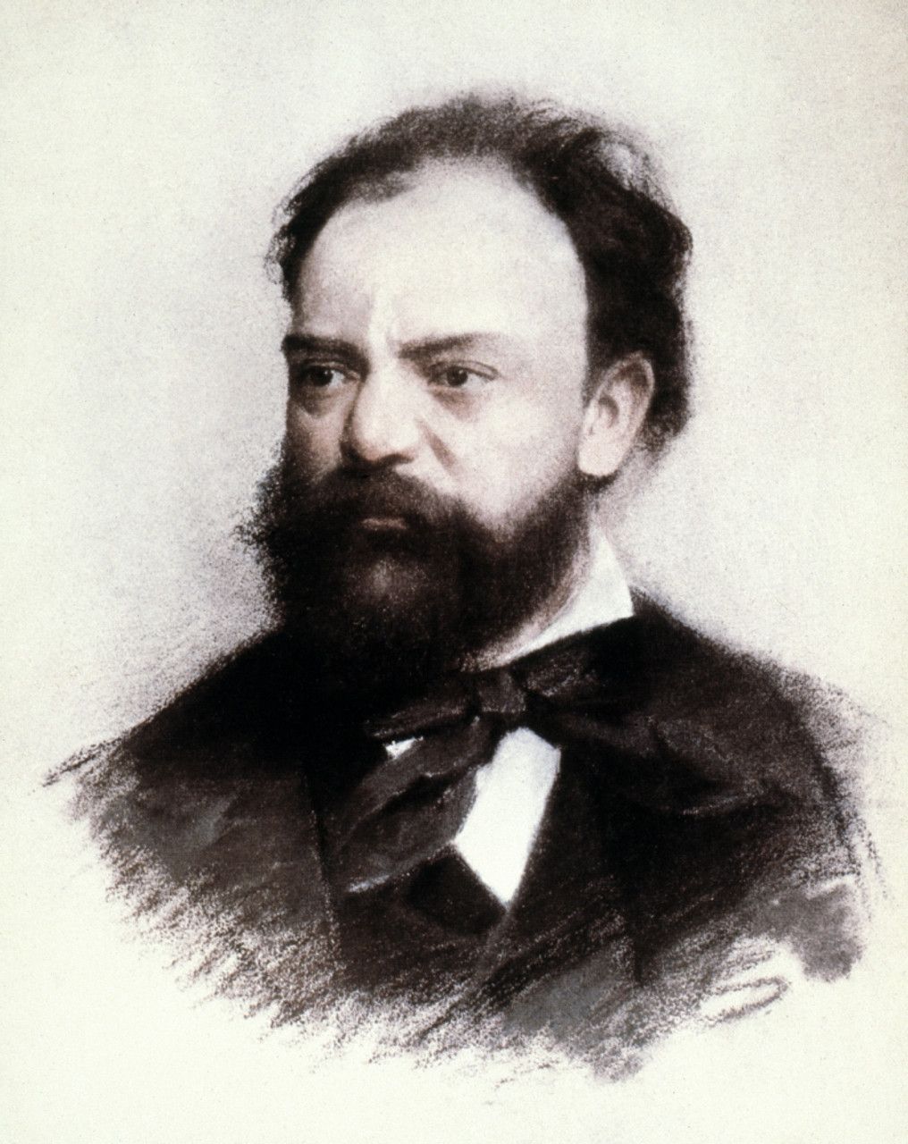 1016x1280 Nczech Composer. Crayon, 19Th Century