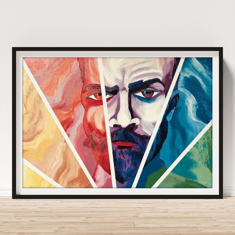 1000x1000 ANTONIN DVORAK portrait Poster