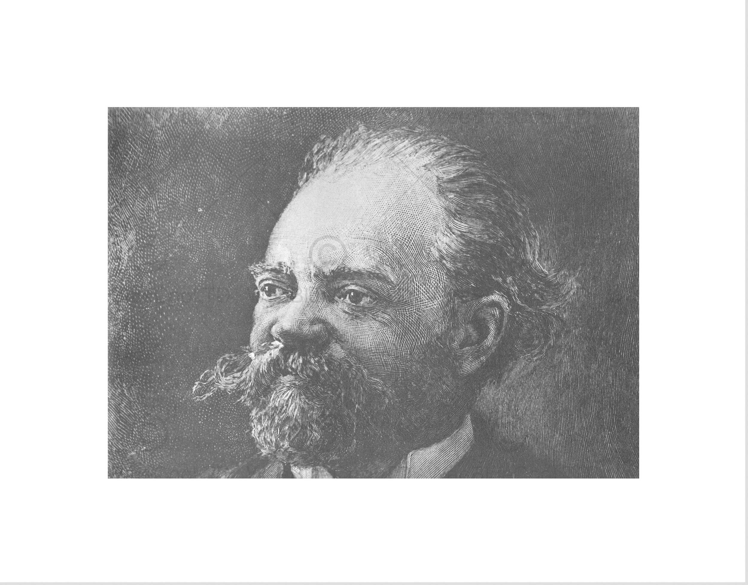 2500x1956 VINTAGE ETCHING CZECH COMPOSER ANTONIN
