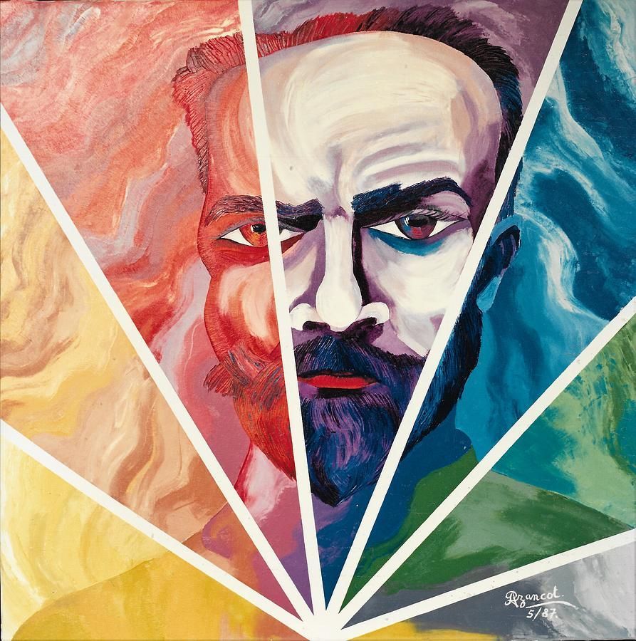 893x900 ANTONIN DVORAK portrait Painting