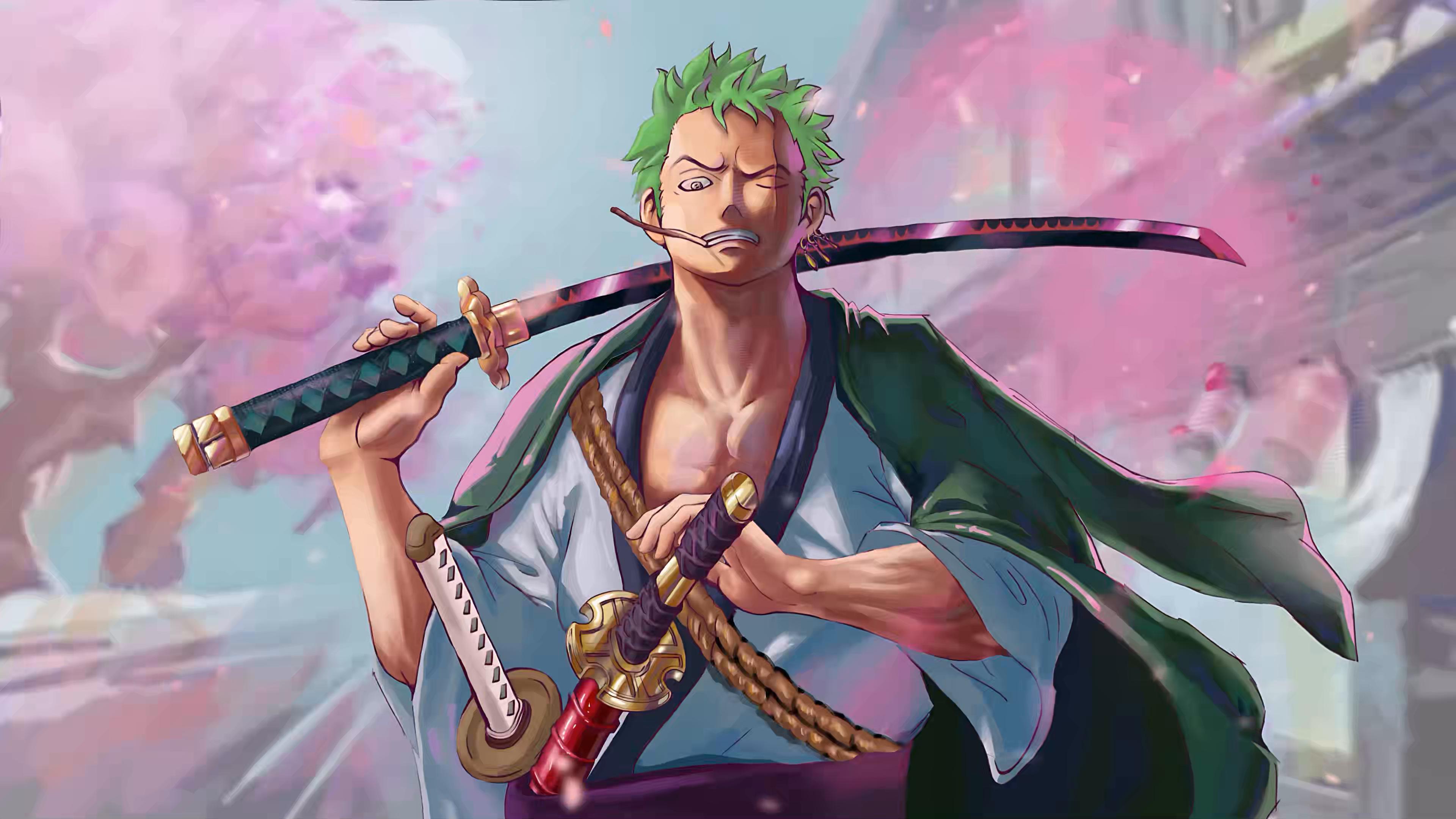 3840x2160 Zoro From One Piece Live Wallpaper