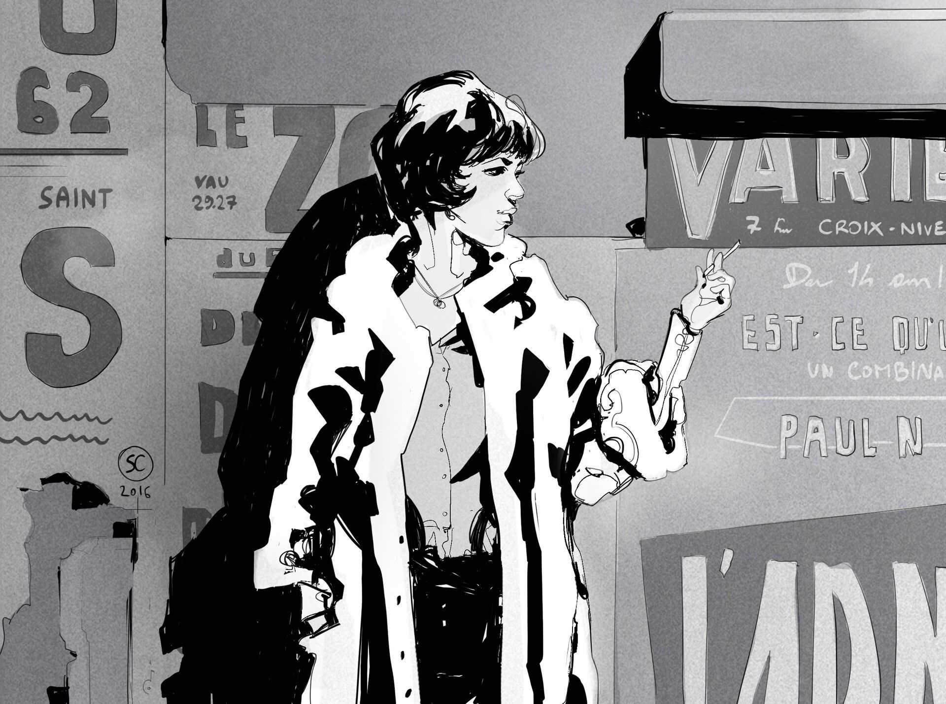 1920x1428 movie scenes, Anna Karina, vivre sa vie