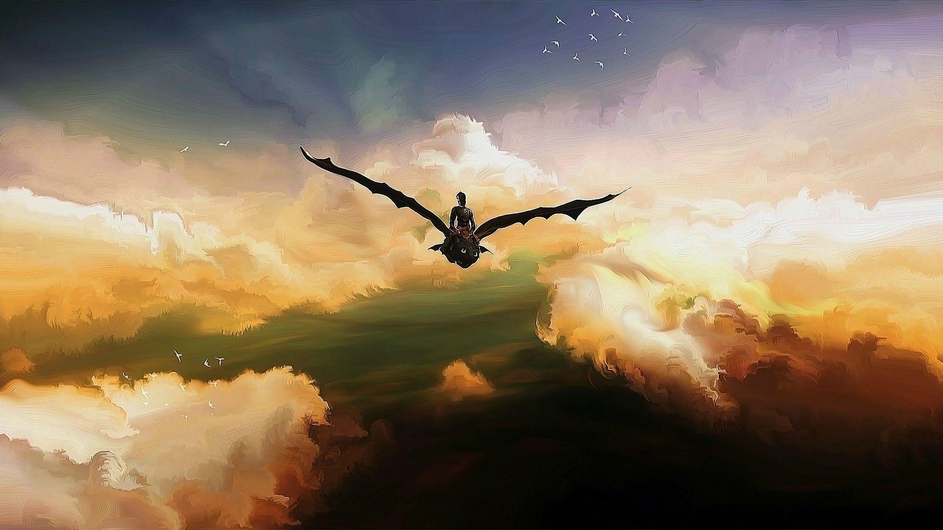 1920x1080 How To Train Your Dragon, Concept Art, Toothless Wallpaper HD / Desktop and Mobile Background