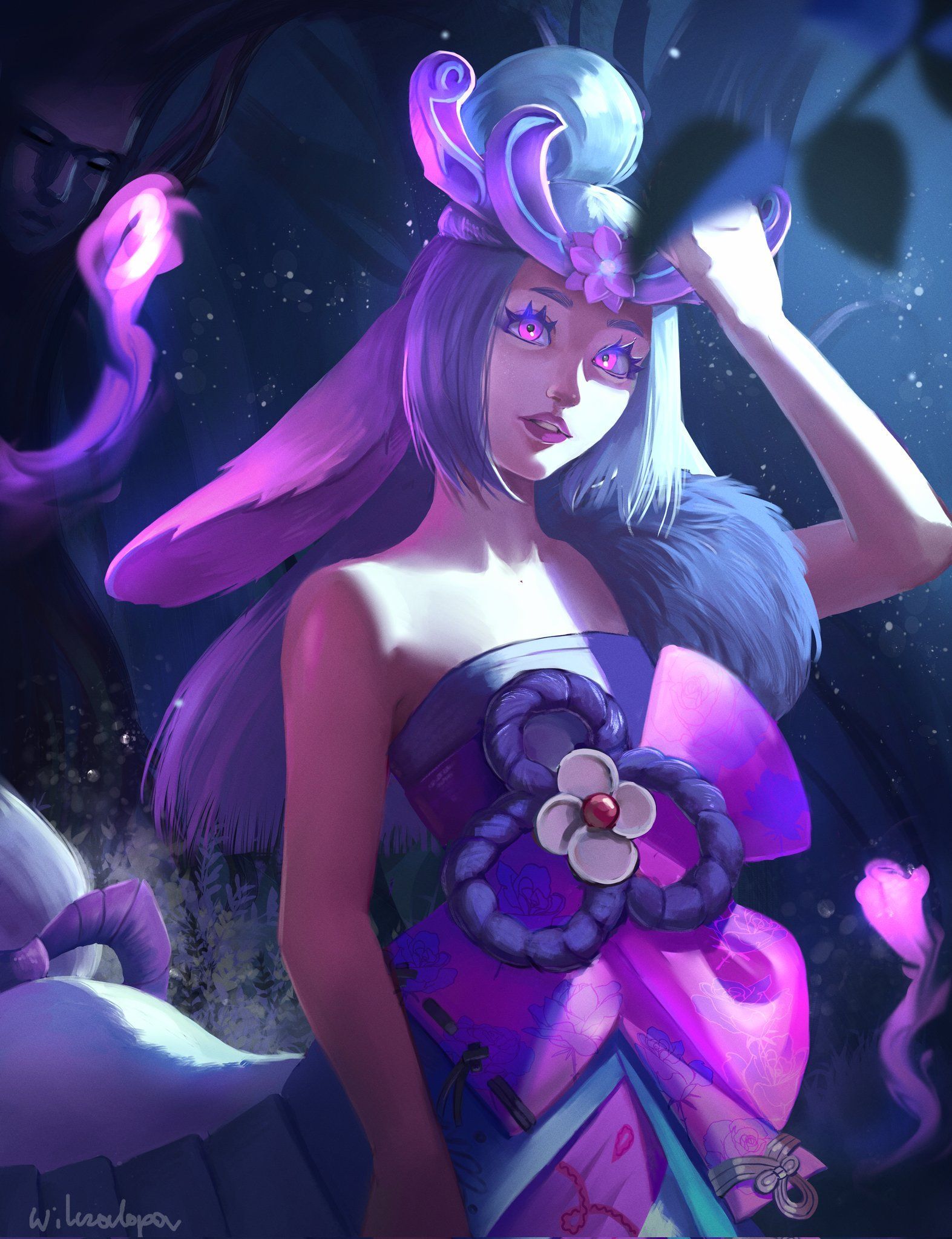 1573x2048 drawing fanart of Spirit Blossom Lillia