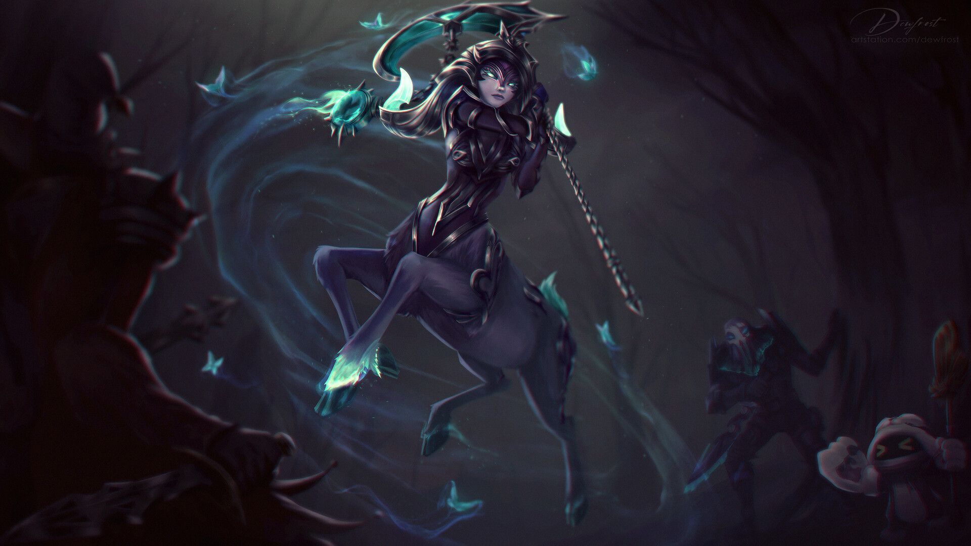 1920x1080 Nightbringer Lillia fanart