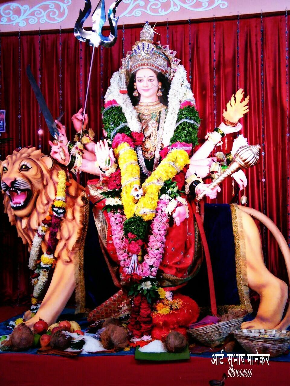 960x1280 Hindu god wallpaper Yavatmal durga
