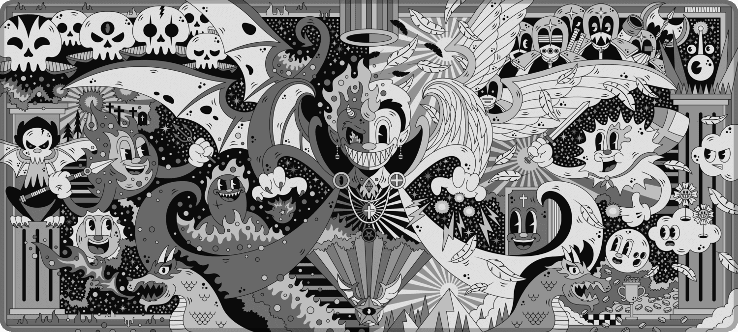 1500x676 Rubberhose Wallpaper