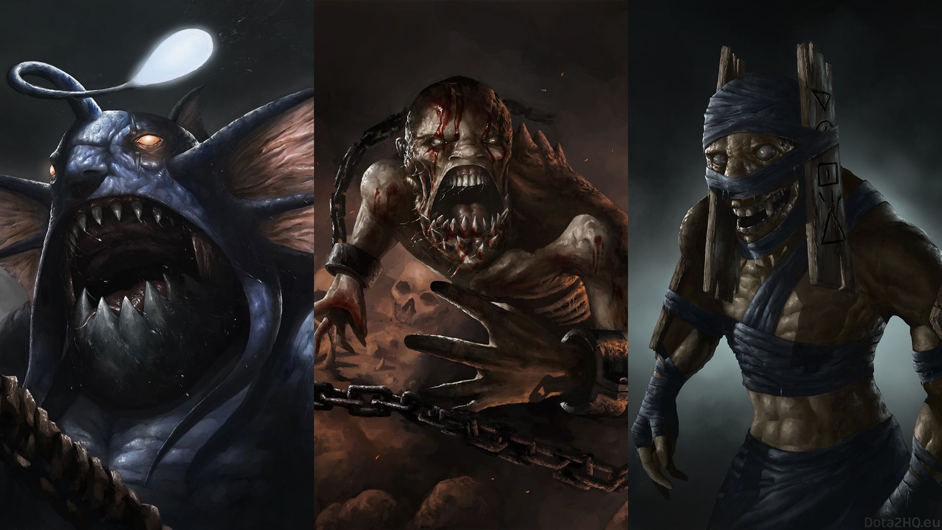 1920x1080 DOTA 2 Slardar, Lifestealer and Rhasta