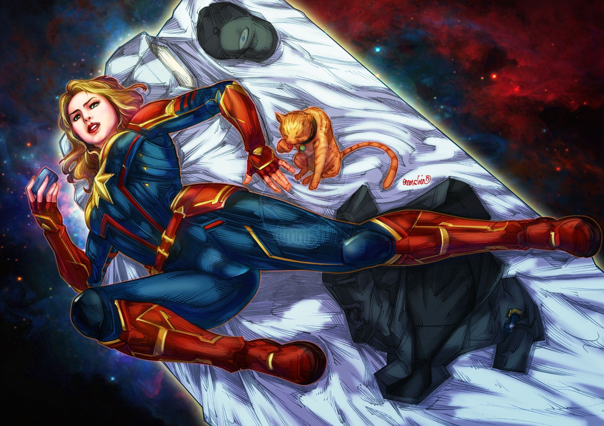 2293x1615 Marvel Fan Art Wallpaper