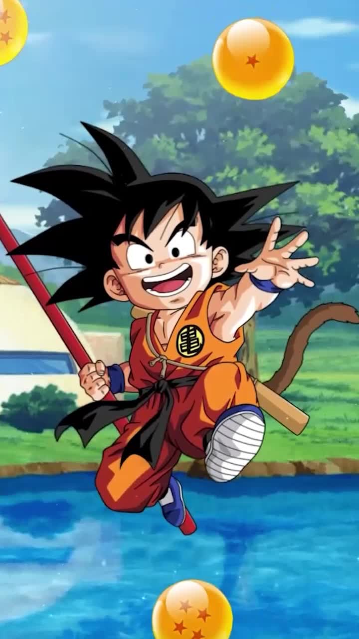 720x1280 iPhone and Android Kid Goku Dragon Ball