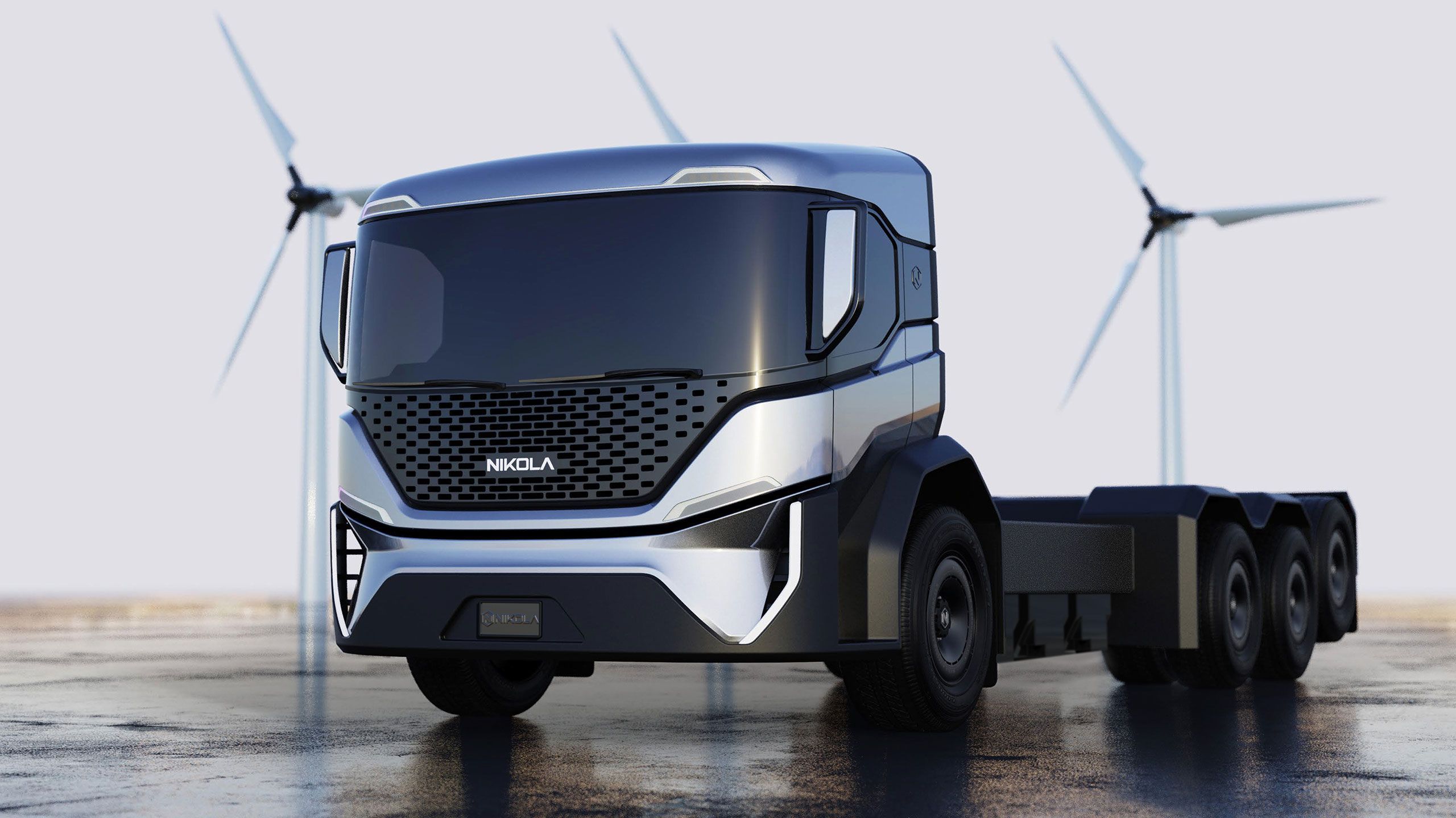 2560x1440 electric garbage trucks