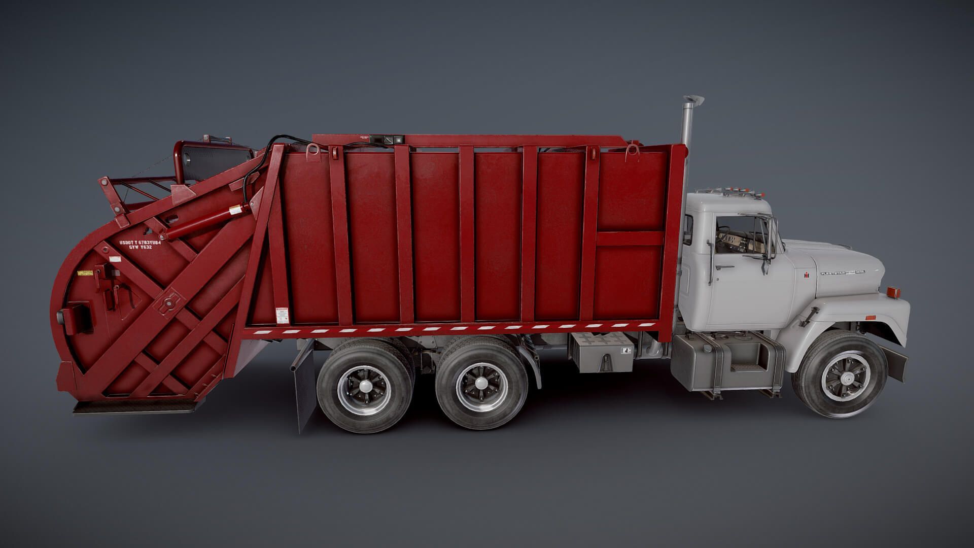 1920x1080 International Fleetstar Garbage Truck