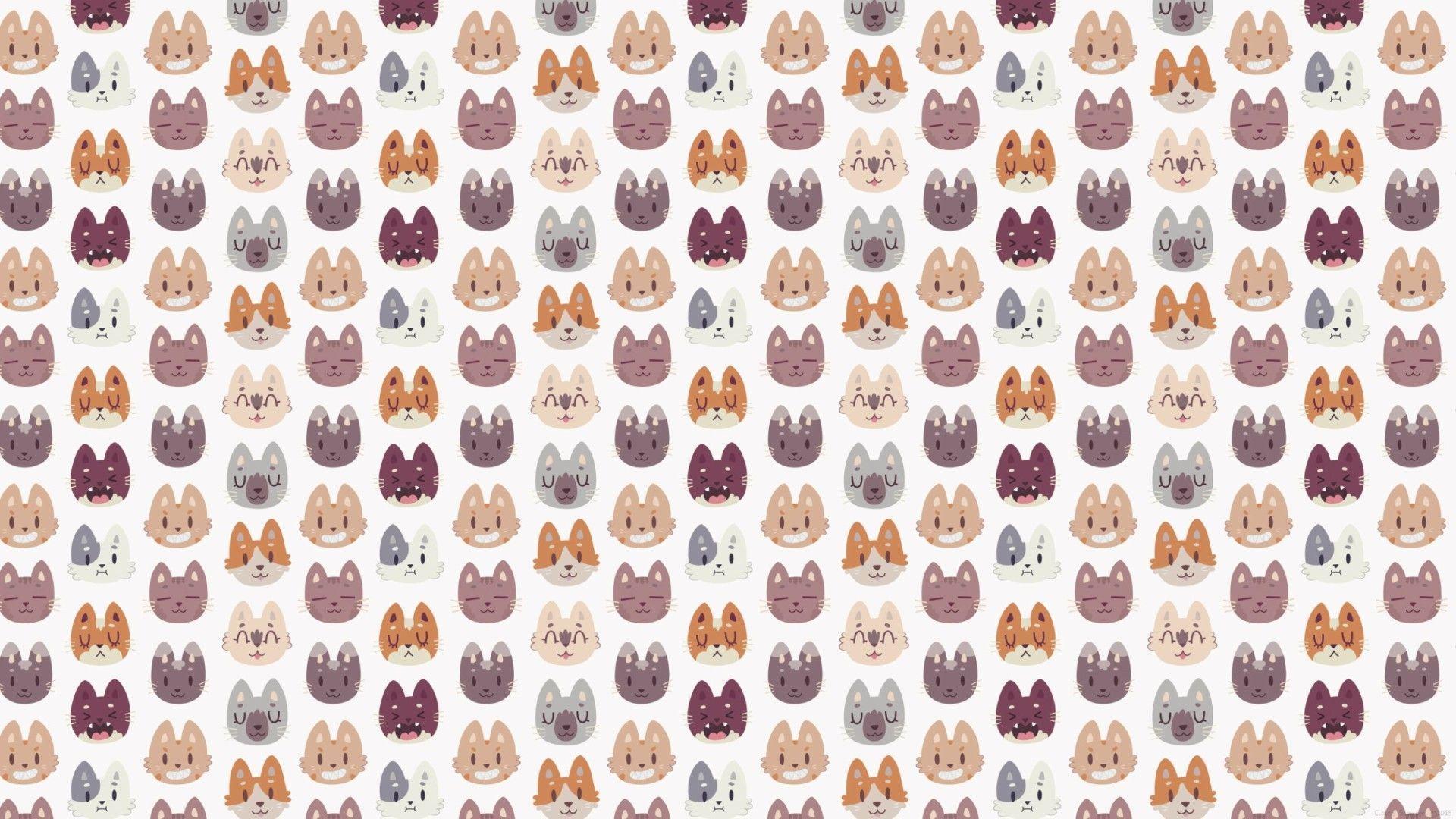1920x1080 Cat Laptop Wallpaper Pattern, Download Wallpaper on Jakpost