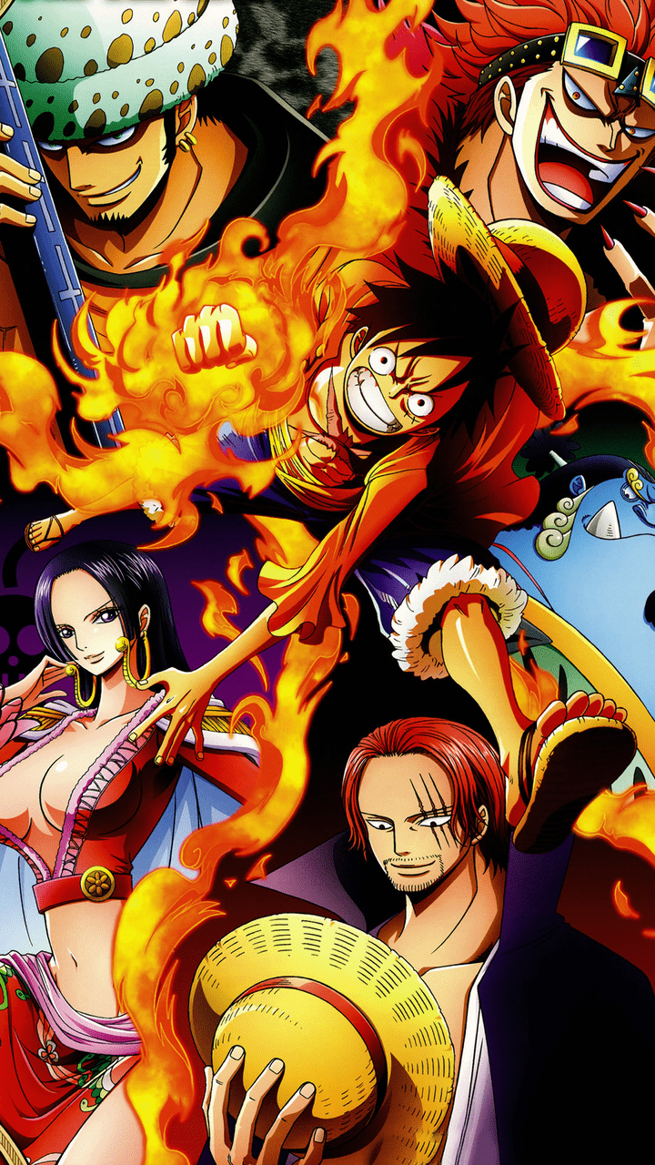 720x1280 Monster Trio One Piece 4k Android