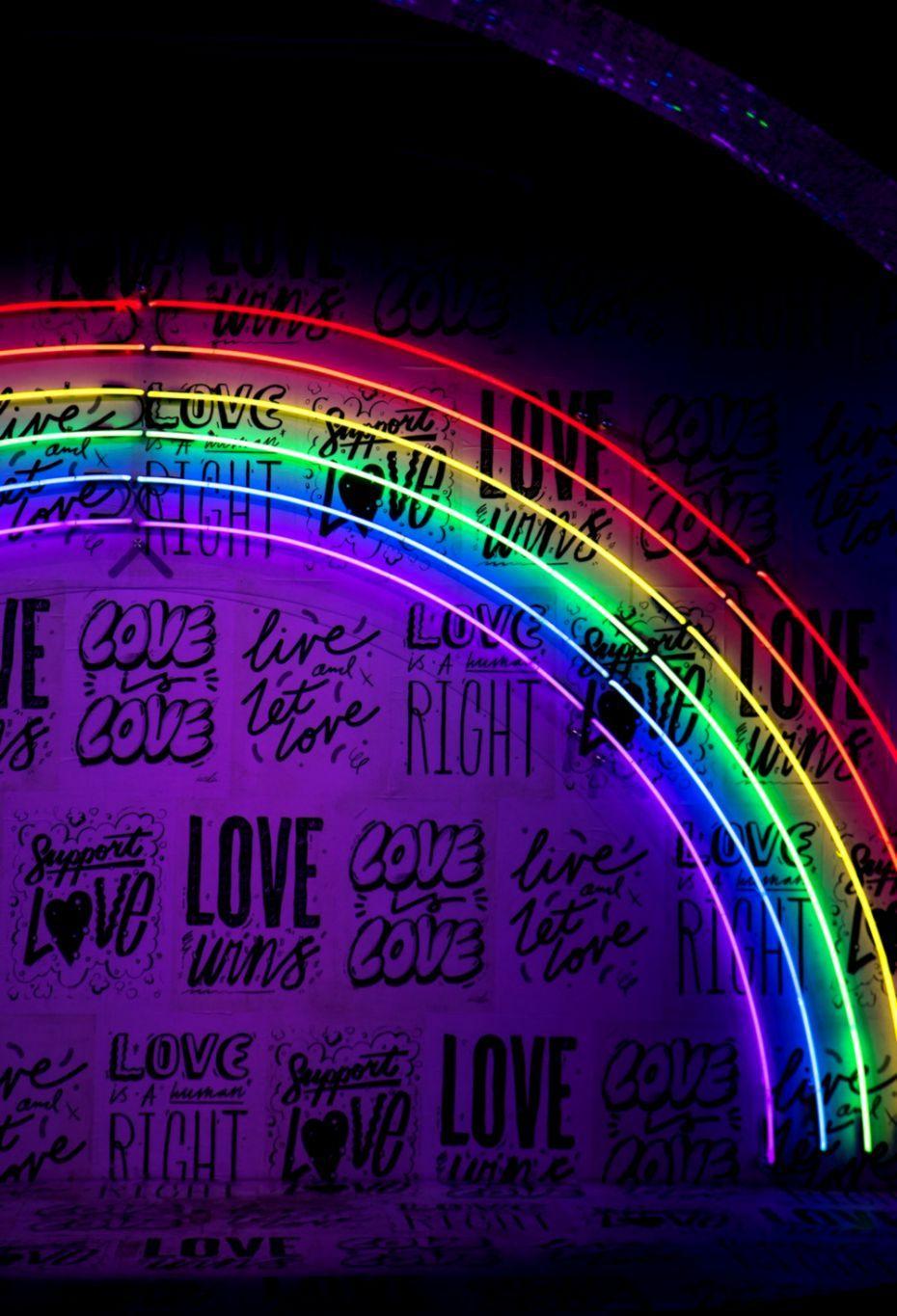 930x1365 Neon Wallpaper