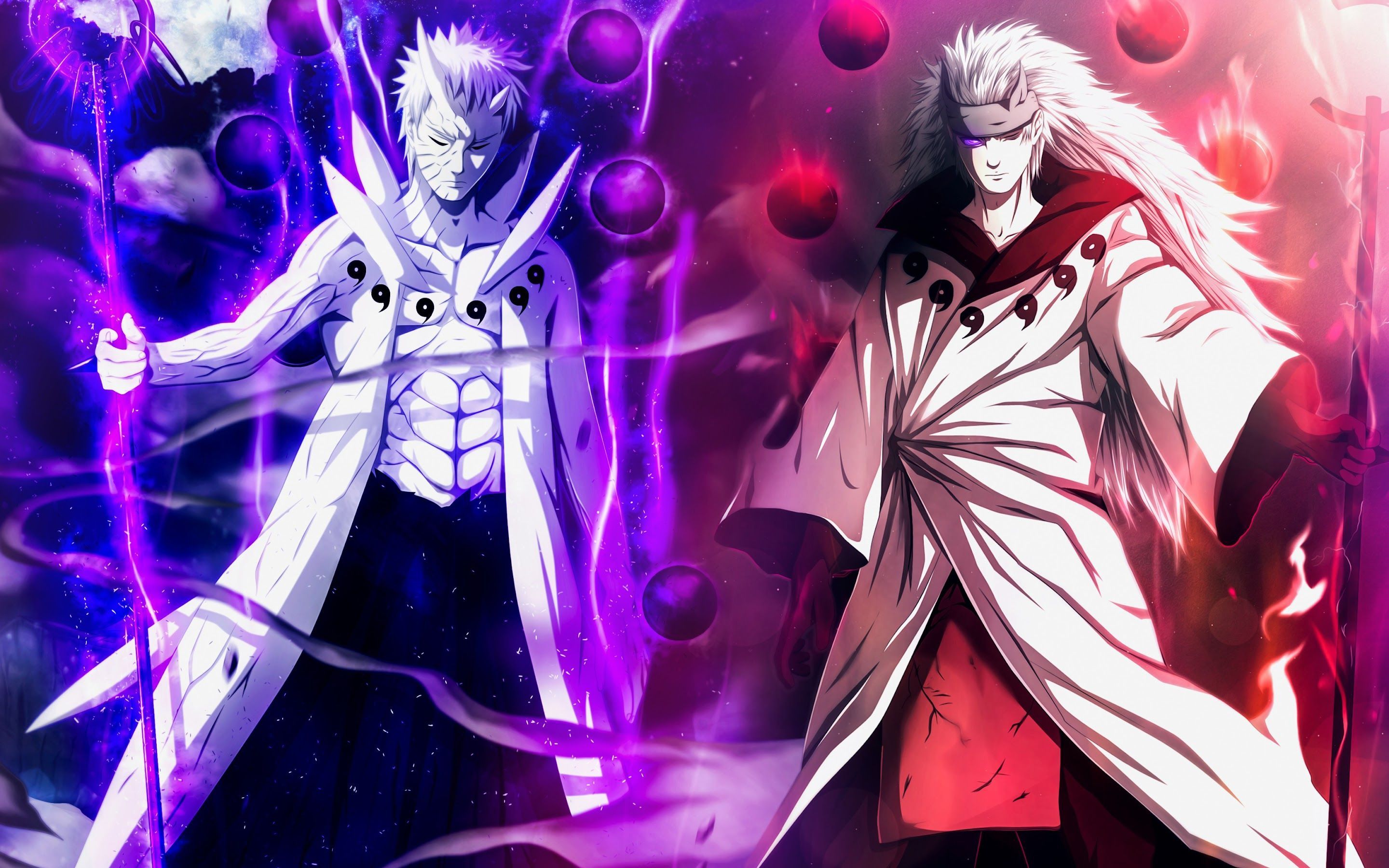 2880x1800 Madara Obito Sage of Six Paths 4K