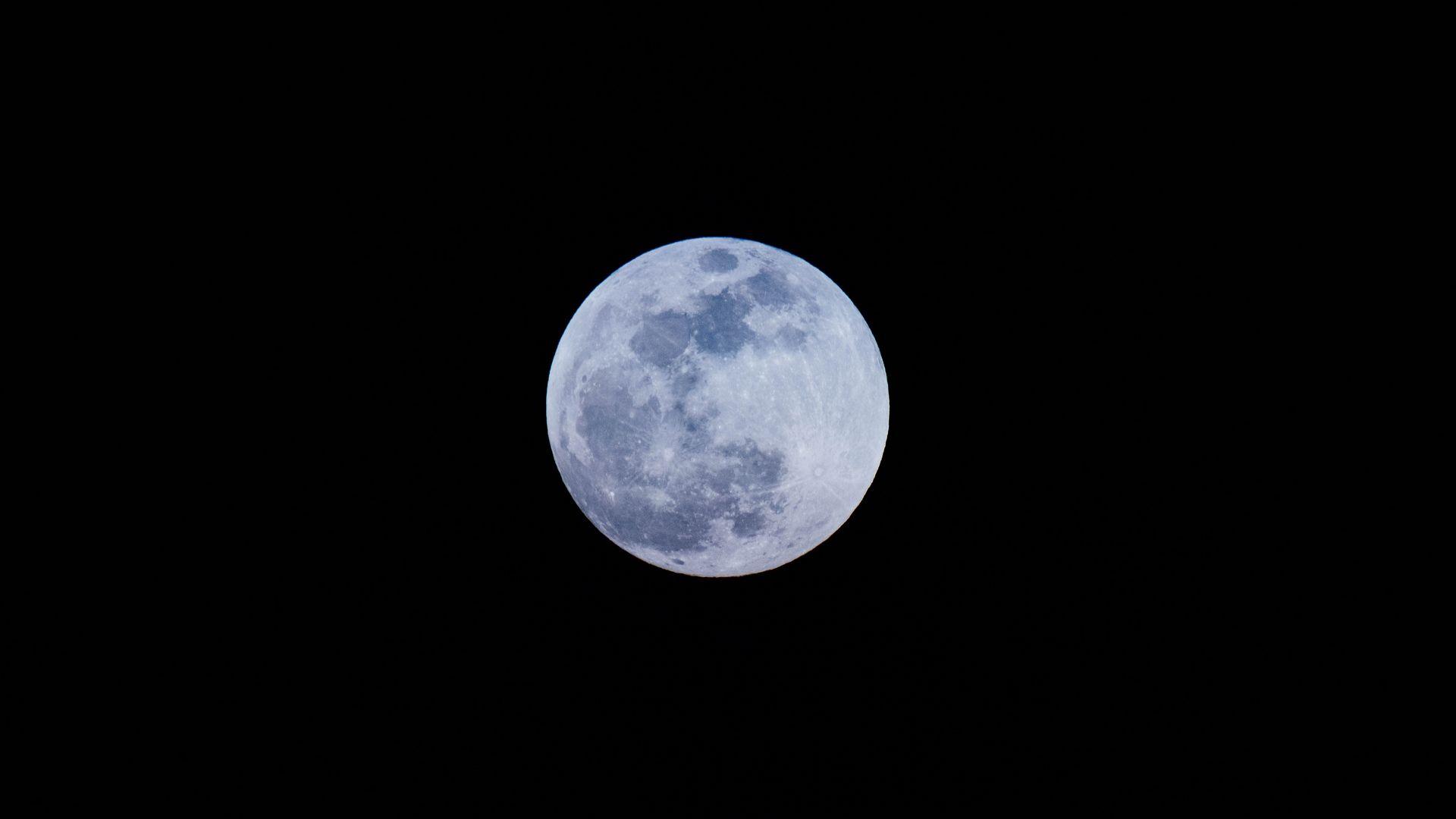 1920x1080 Night View Full Moon HD Wallpaper