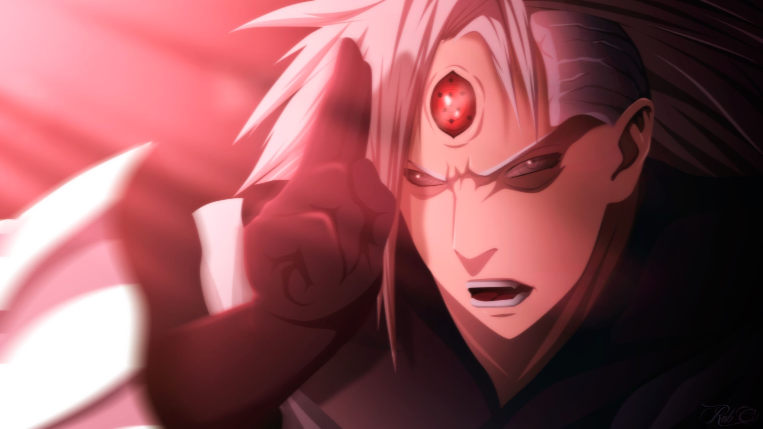 2667x1500 Madara Uchiha Sharingan and Rinnegan HD