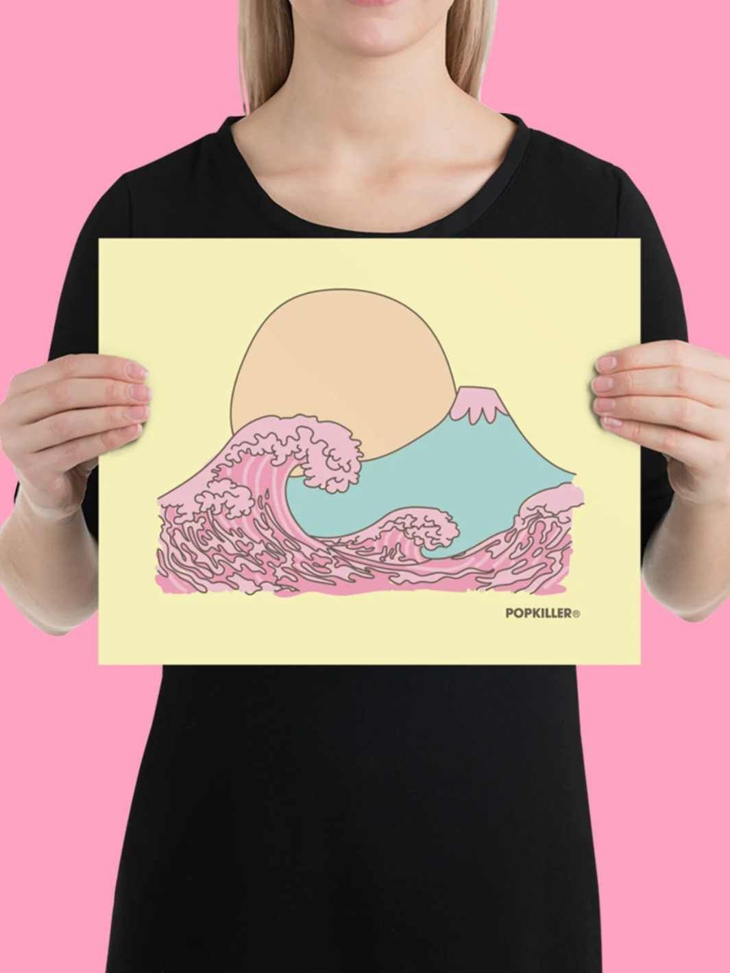 1065x1420 Pastel Wave Poster