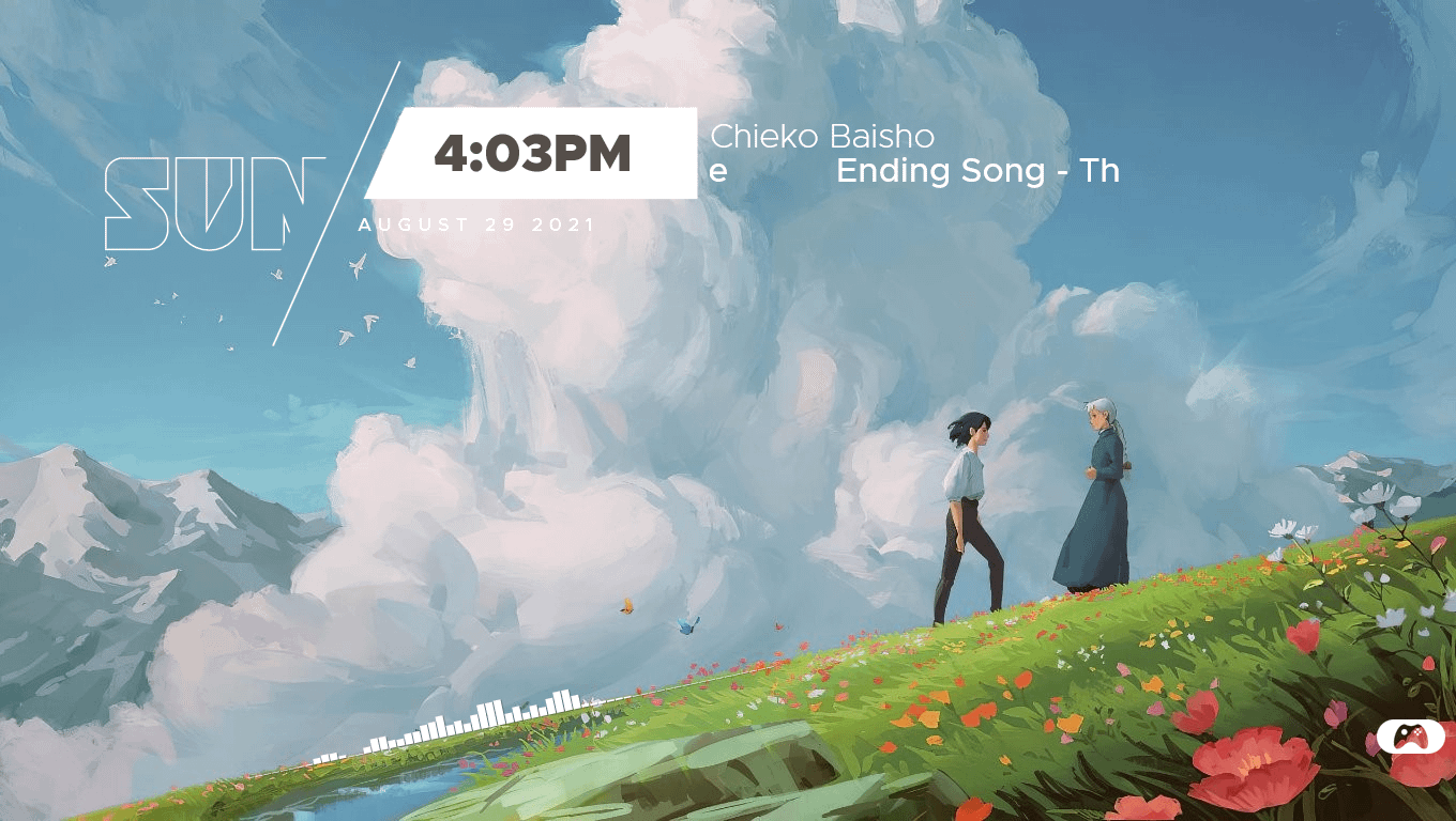 1360x768 moving castle wallpaper