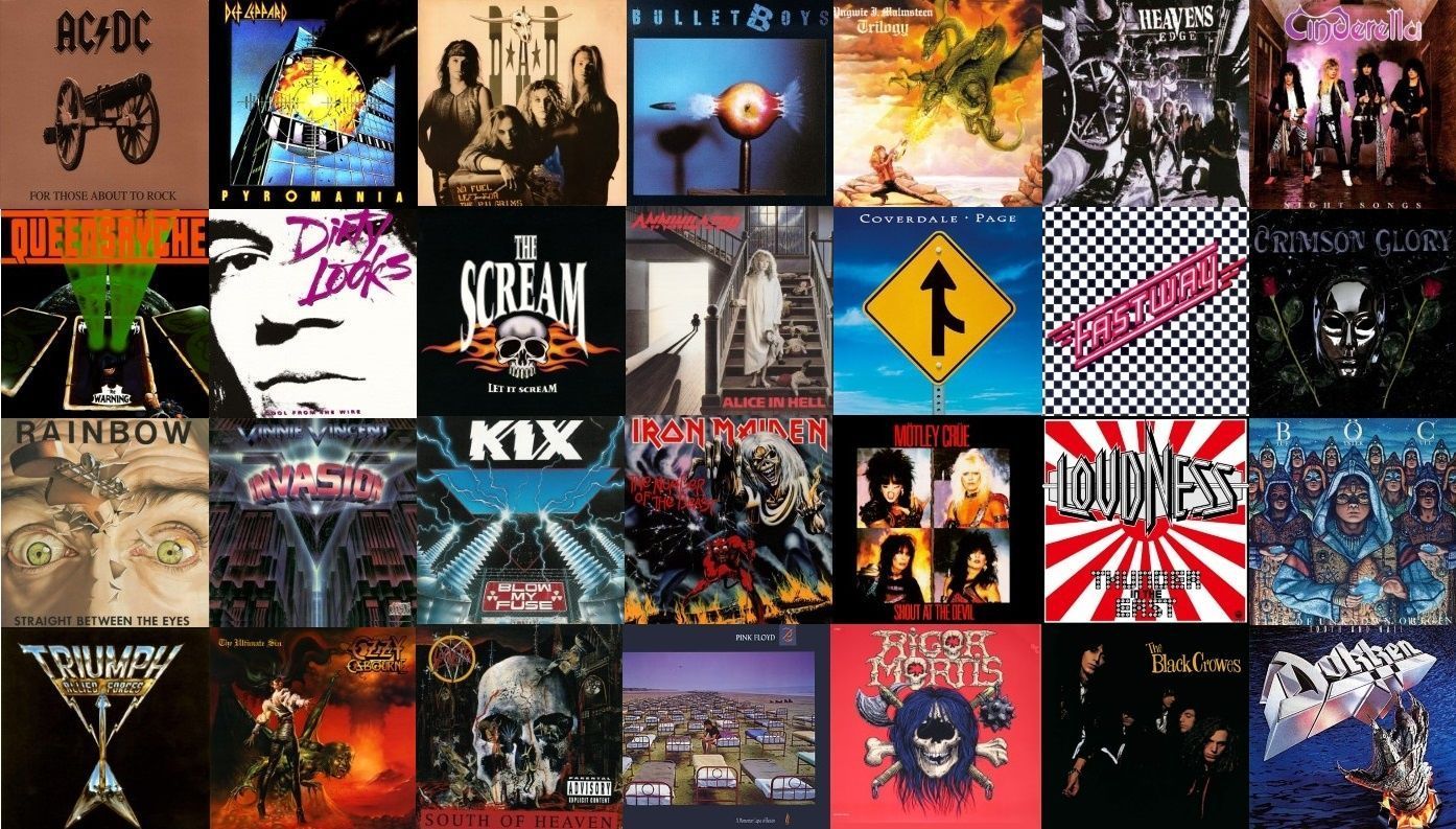 1394x793 Hard Rock And Metal Bands From The 80s