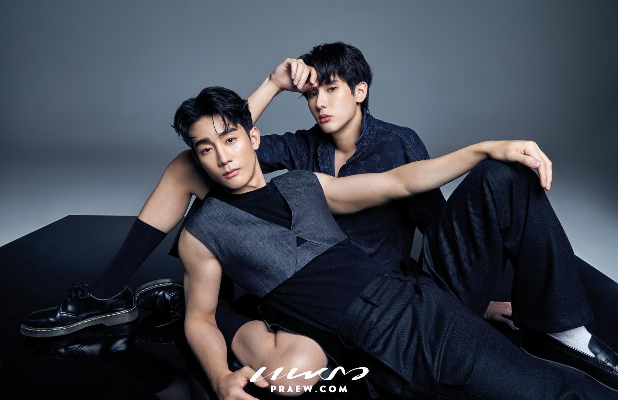 2048x1325 PondPhuwin, FirstKhaotung, JoongDunk, ForceBook photo from Praew magazine