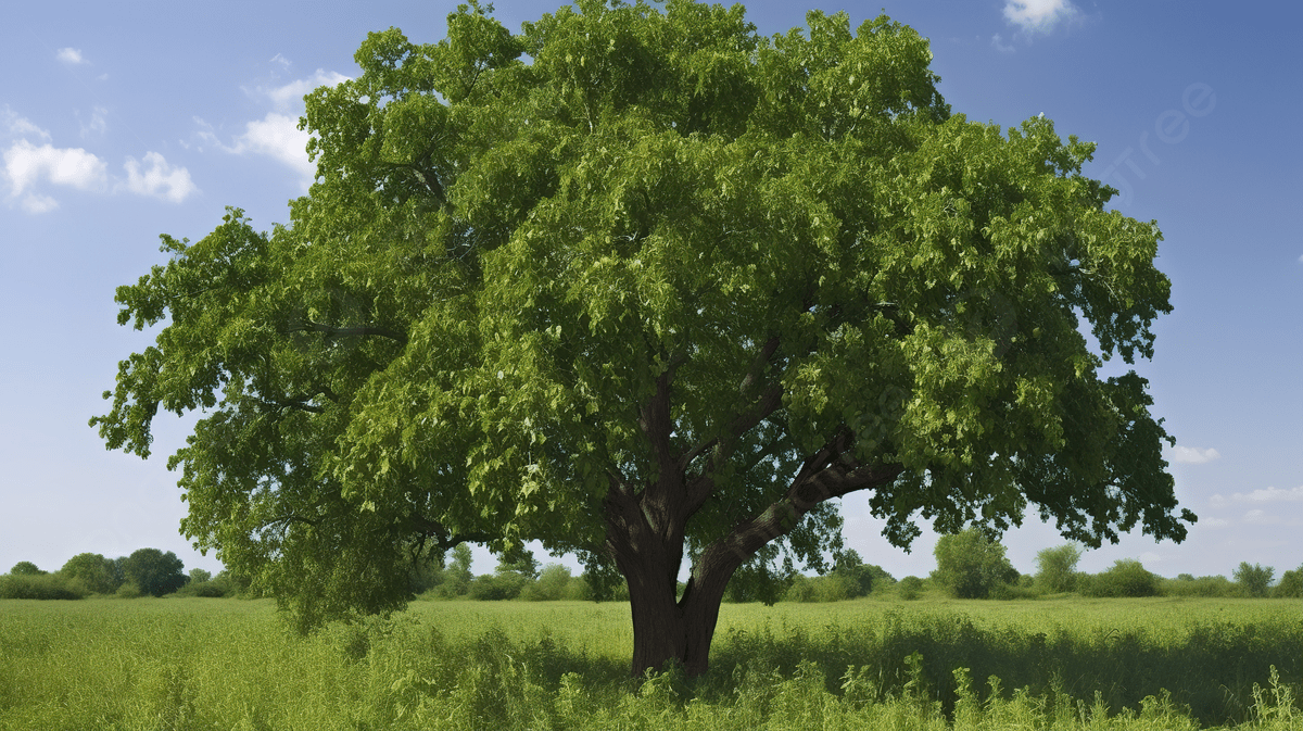 1200x673 Large Tree In A Large Field Background