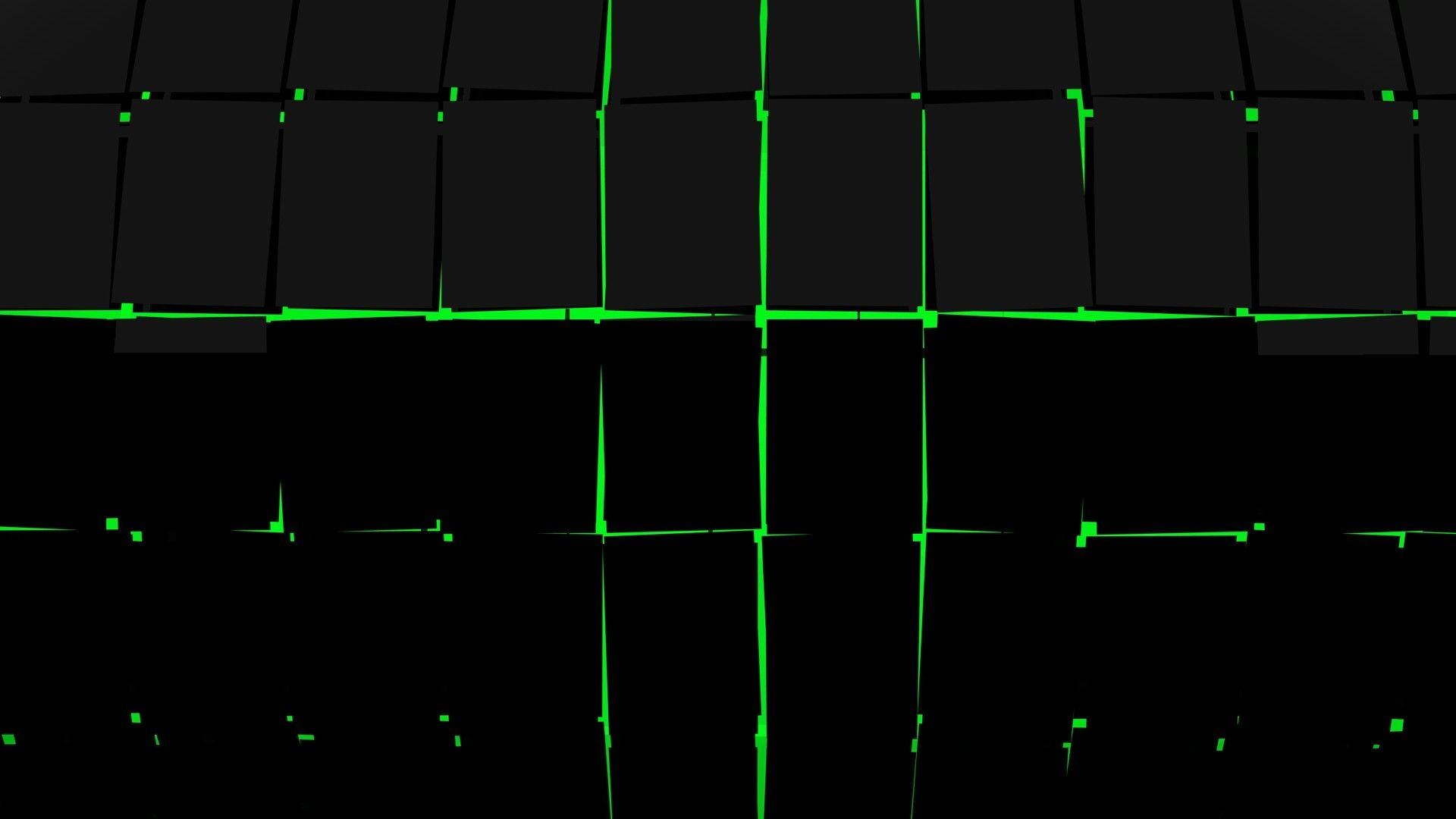 1920x1080 Black and Green Wallpaper