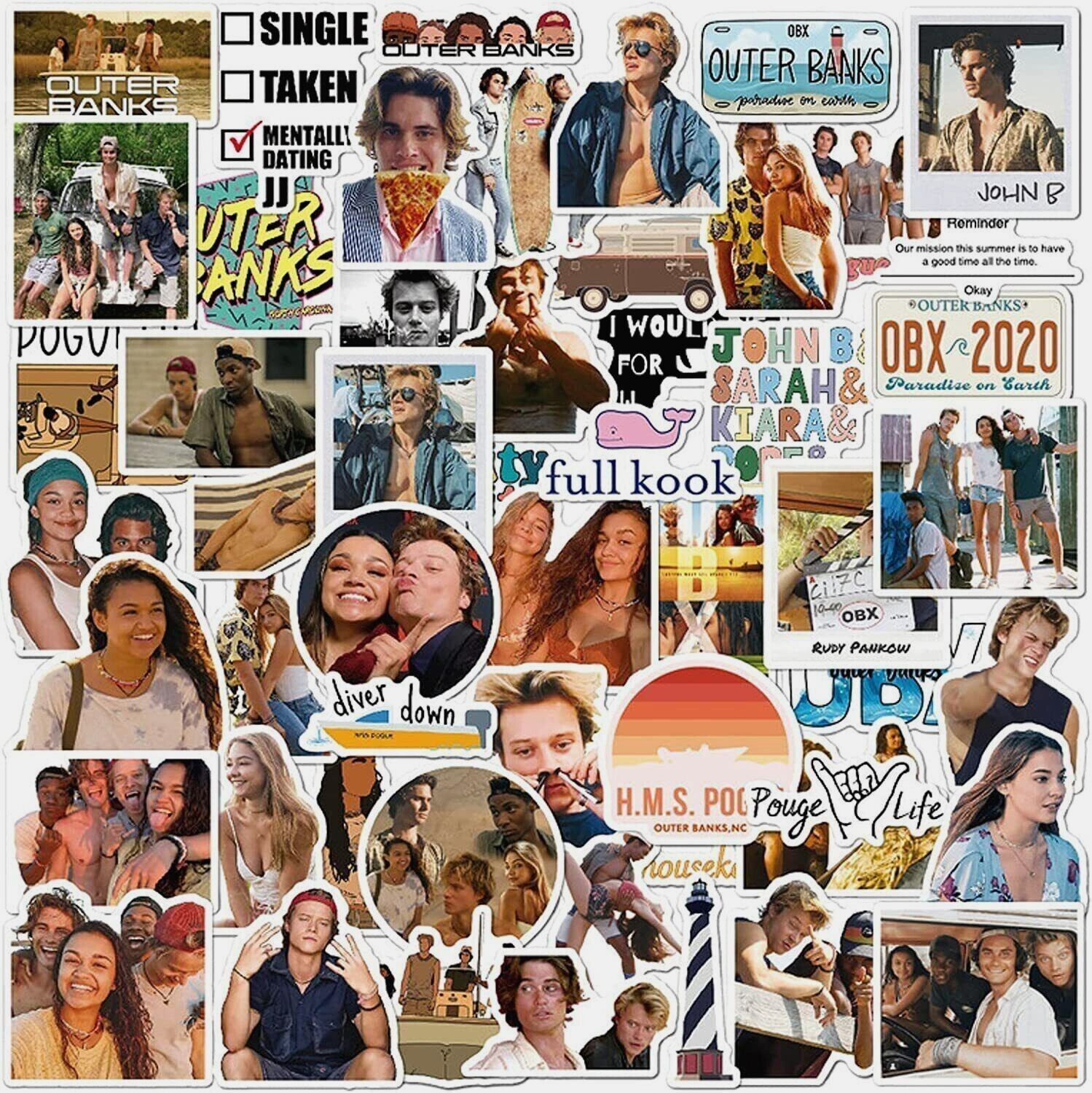 1499x1500 OUTER BANKS Vinyl Stickers [F] POGUE