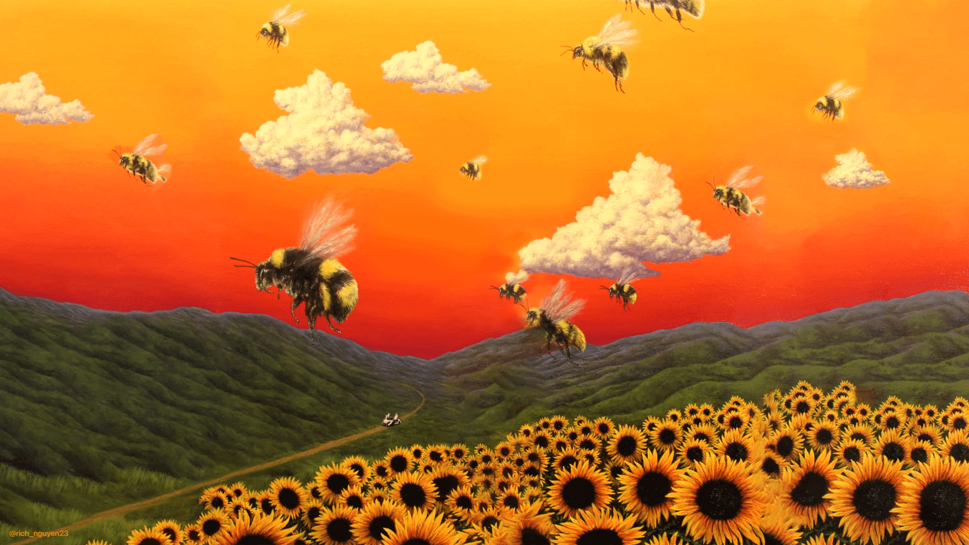 1920x1080 So I made Flower Boy album cover a