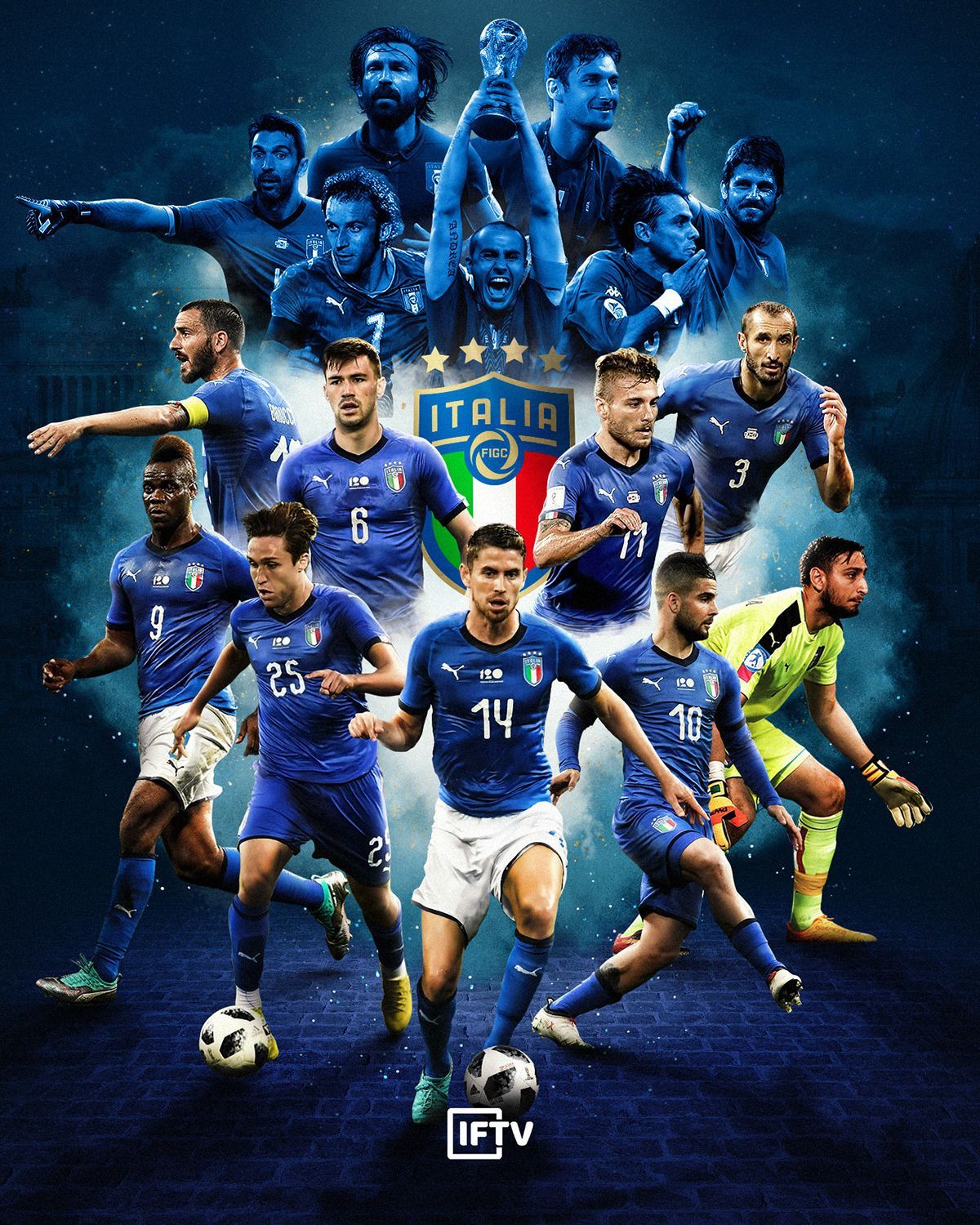 1200x1500 Italia Football Wallpaper