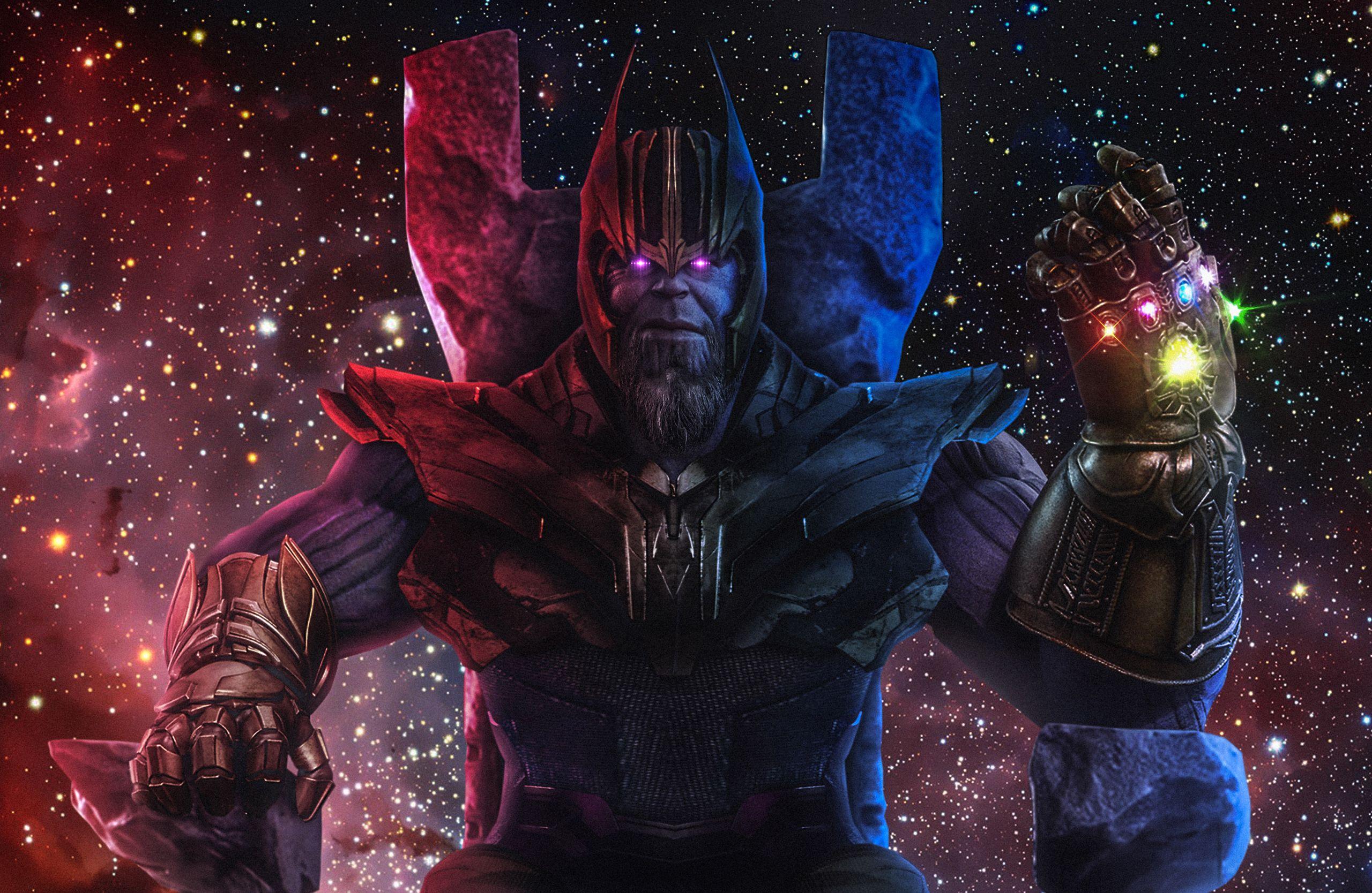 2560x1668 #Thanos, #Avengers #Infinity Gauntlet, #HD