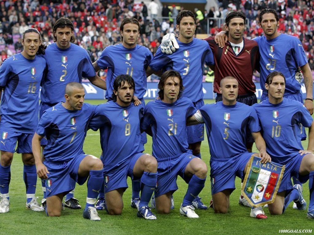 1024x768 The Italian Soccer Team. Just another