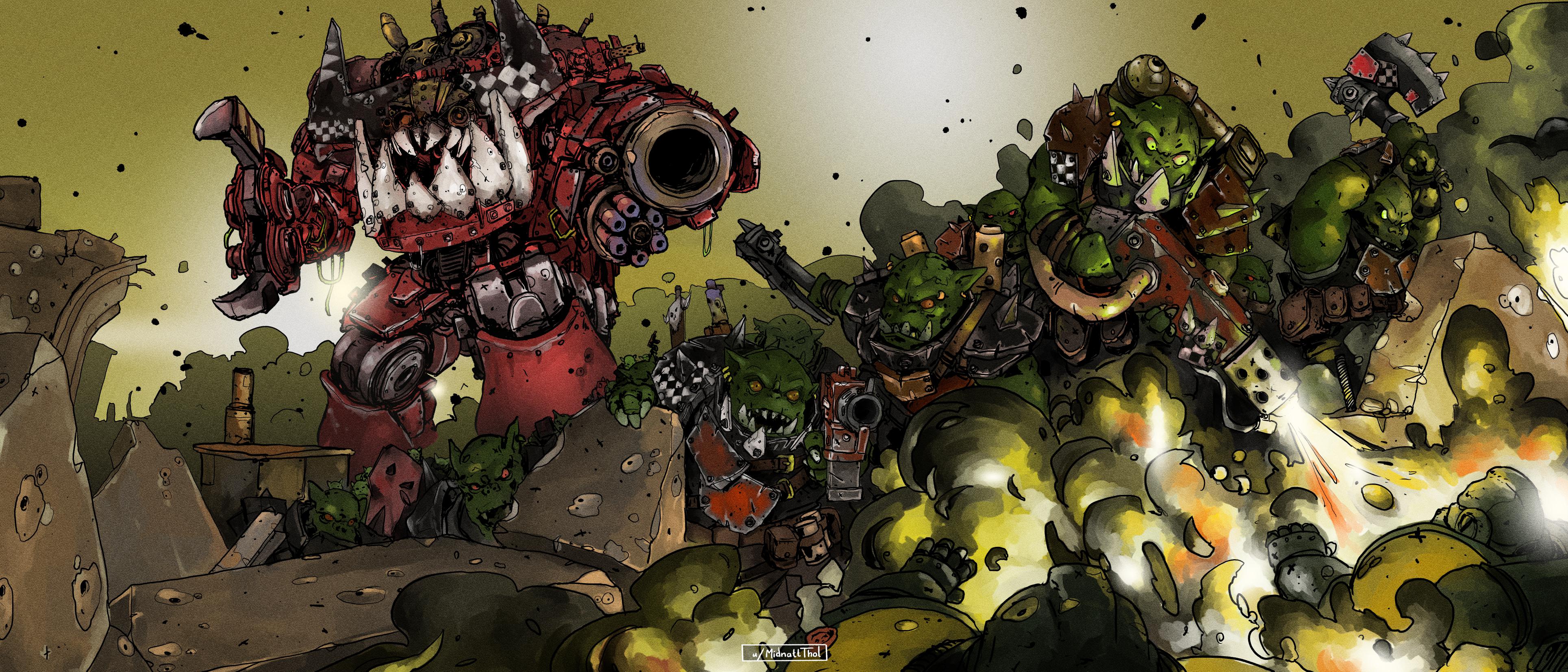 Warhammer Orks Wallpapers - Top Free Warhammer Orks Backgrounds ...