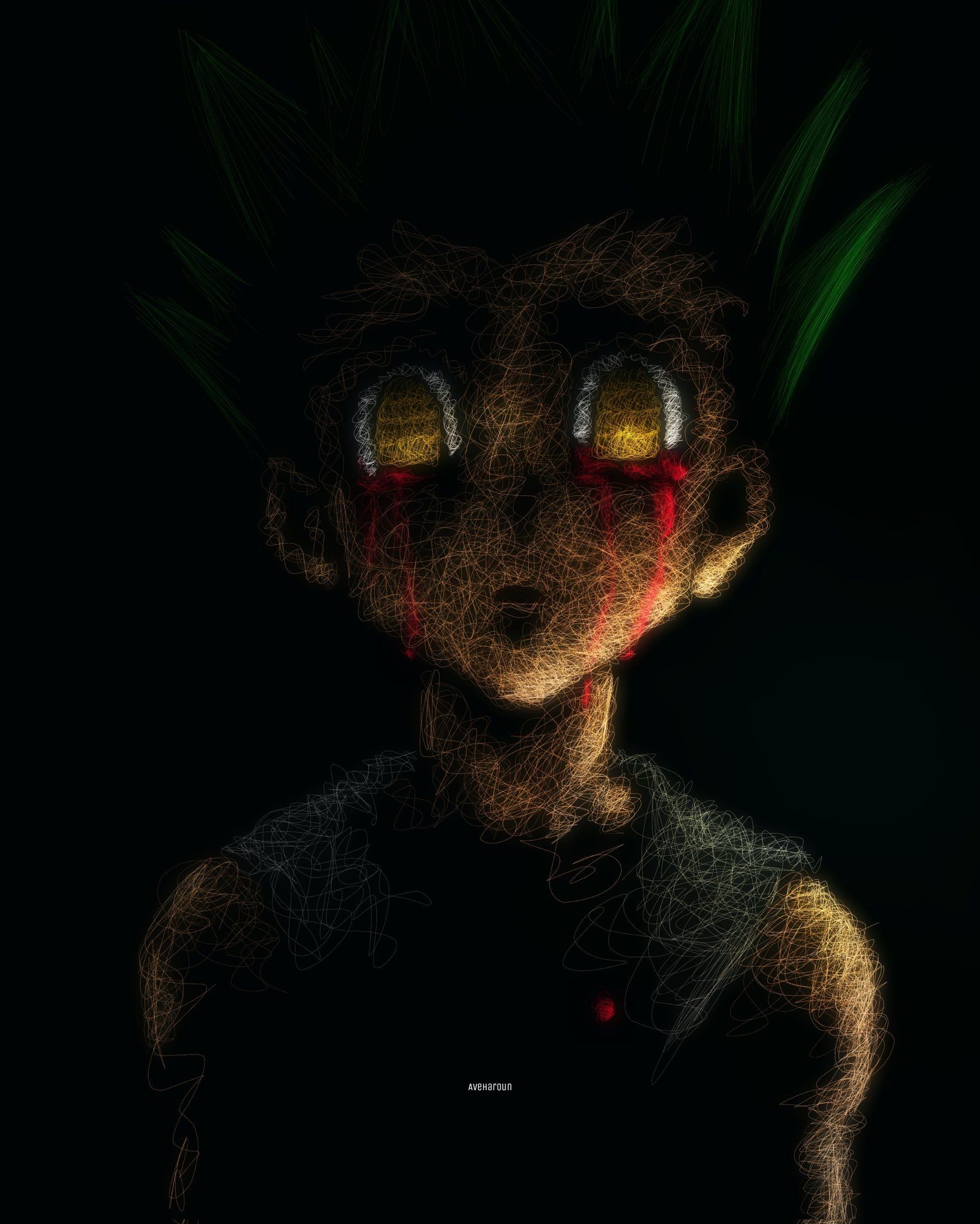 1639x2048 I am Haroun on X: Gon Freecs, first