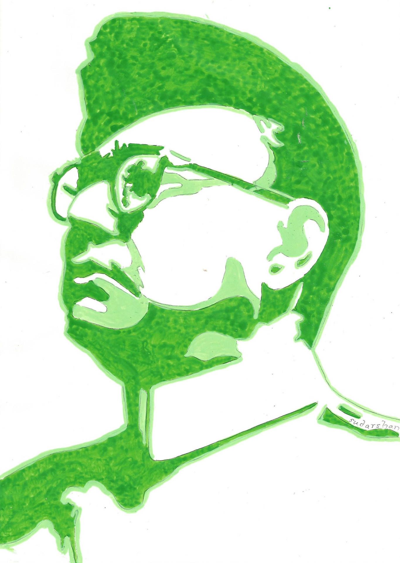 1365x1920 Netaji Wallpaper
