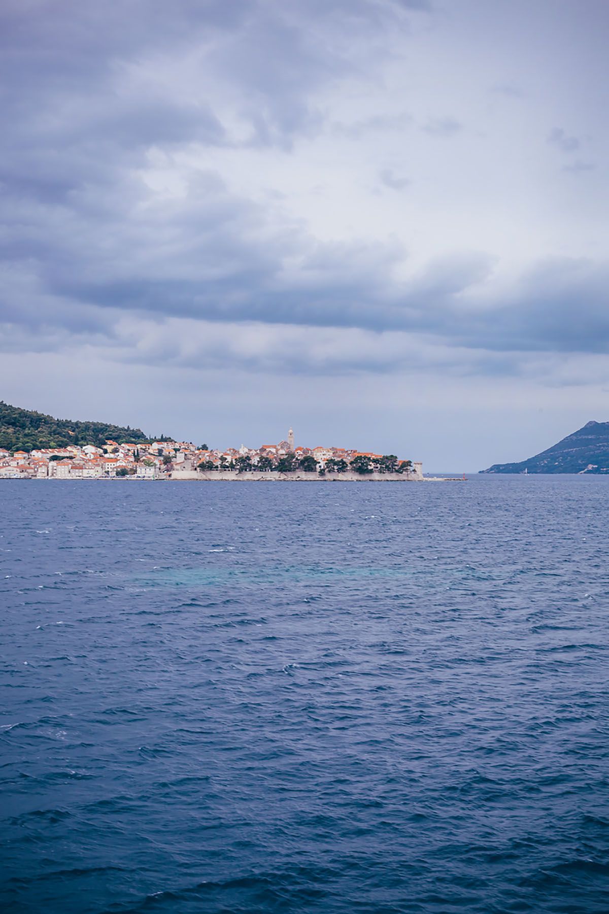1200x1801 rainy day on Korcula island in Croatia