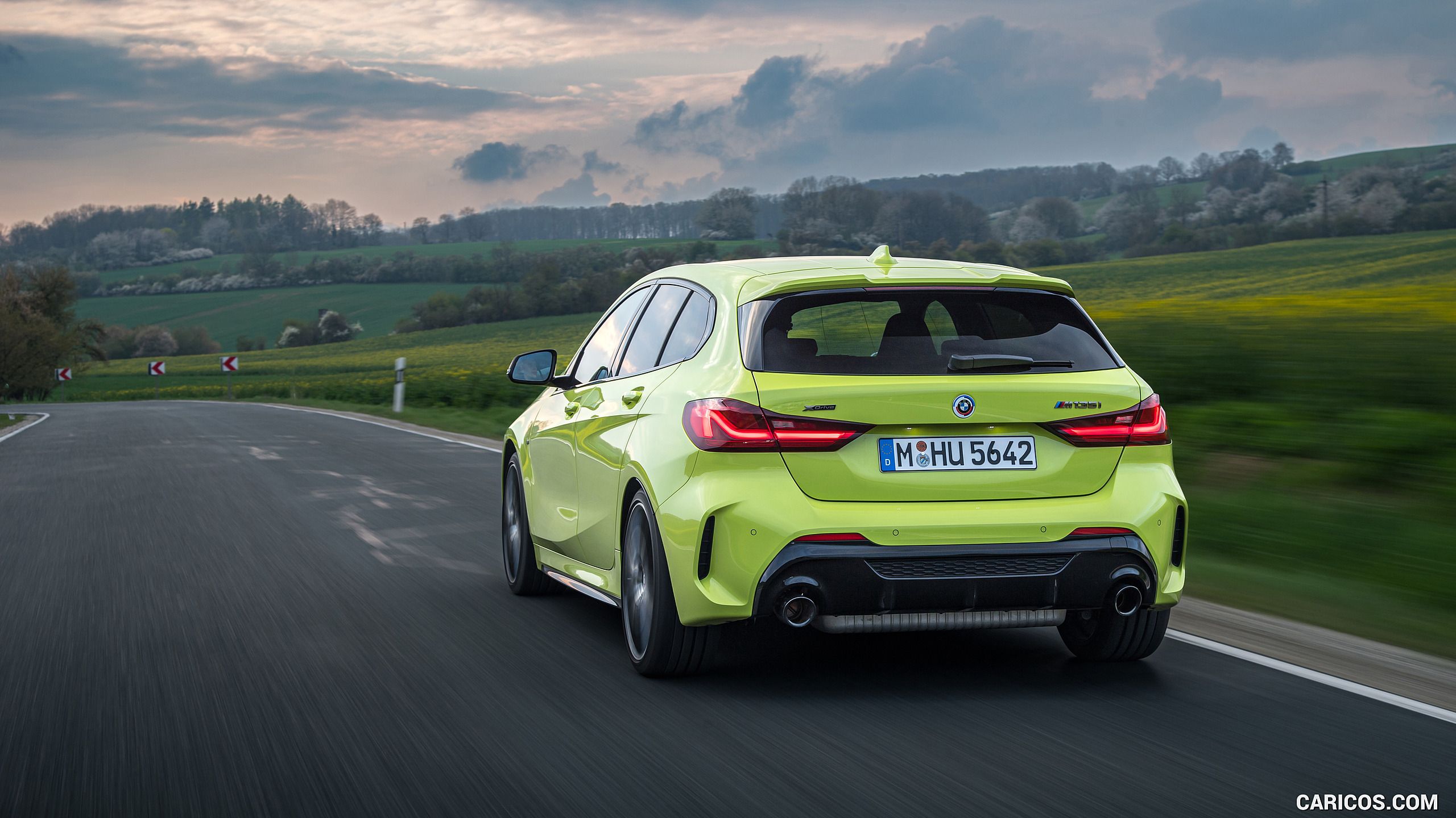 2560x1440 BMW M135iMY. Rear Three Quarter