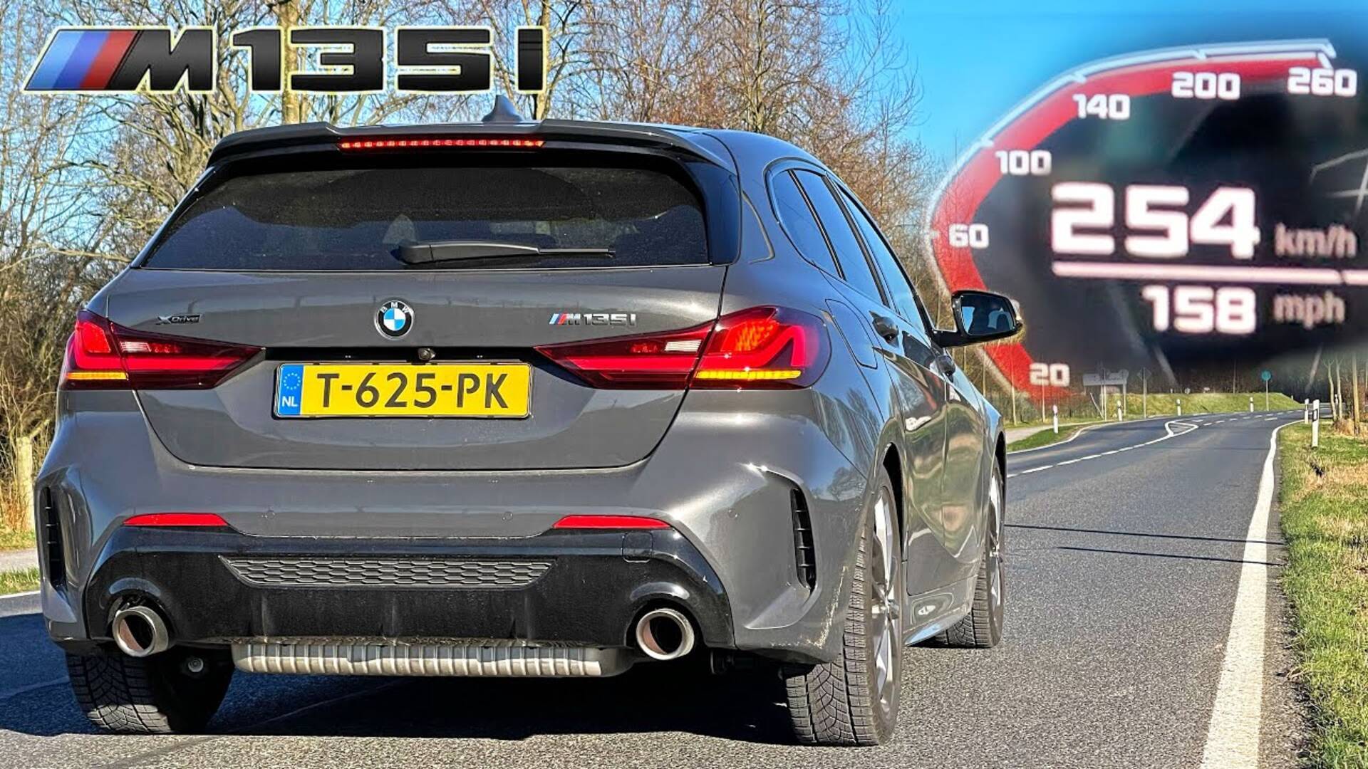 1920x1080 BMW M135i F40 254KMH / 0