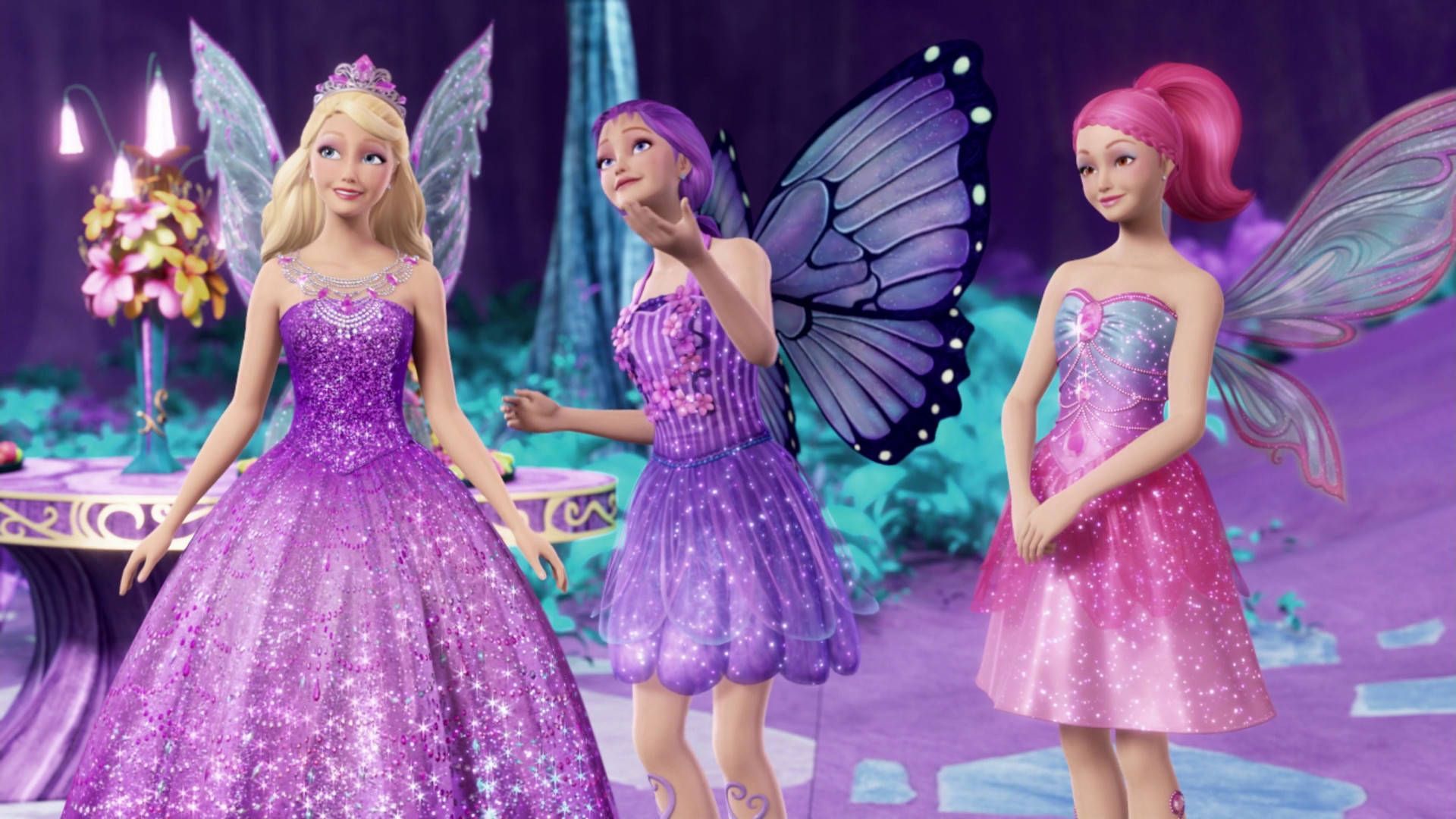 1920x1080 Download Barbie Princess Mariposa Fairy
