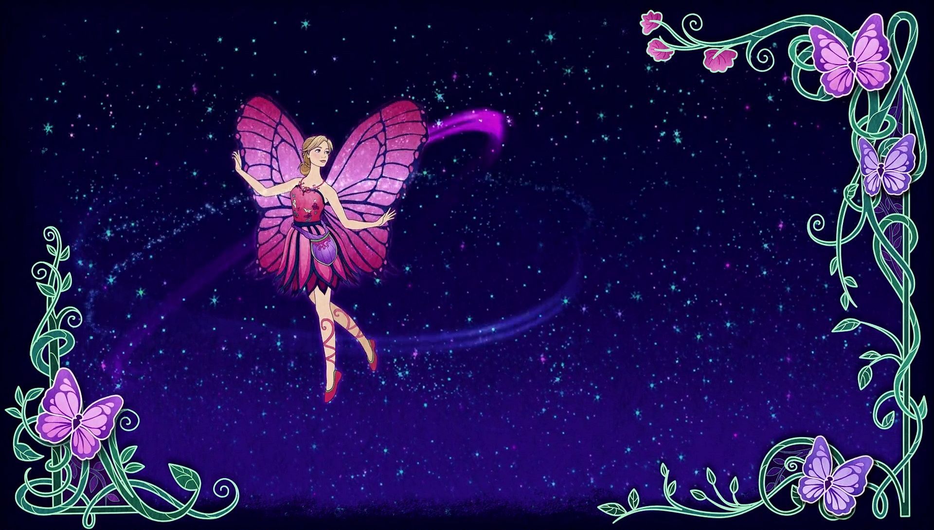 1920x1090 Barbie Mariposa and The Fairy Princess
